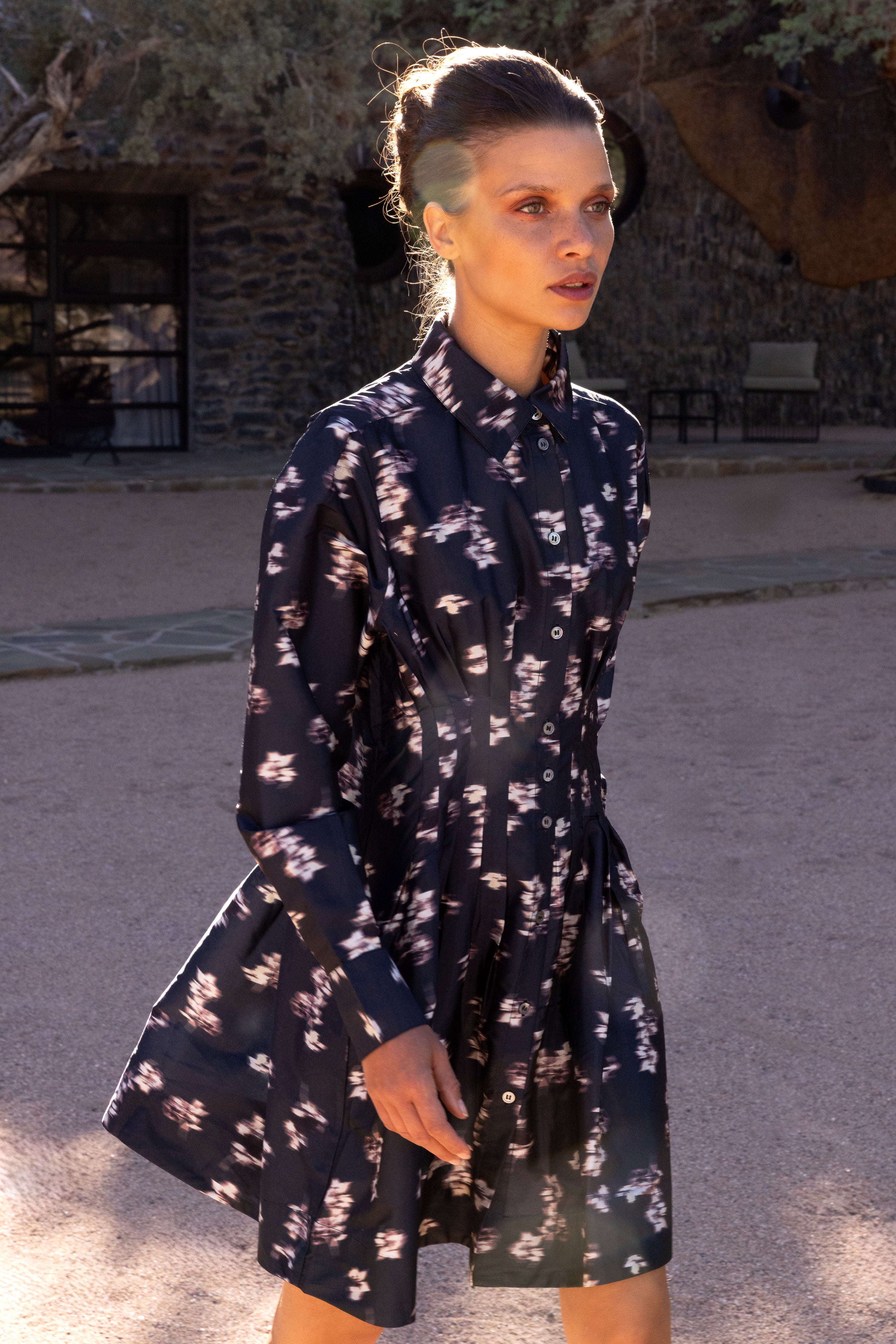 Elizabeth Dress- Lebombo Black - Image 2