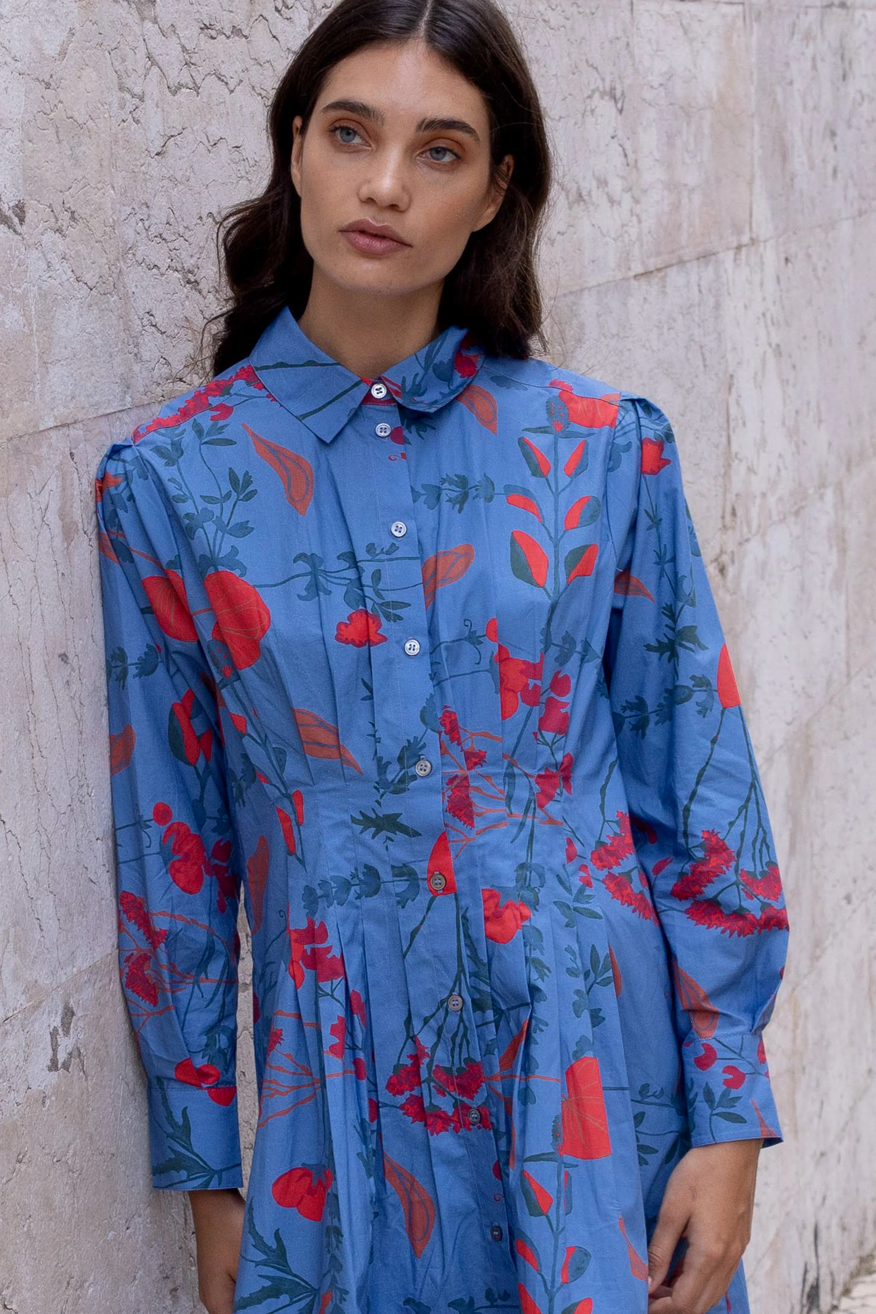 Elizabeth Dress- Bartram Blue - Image 9
