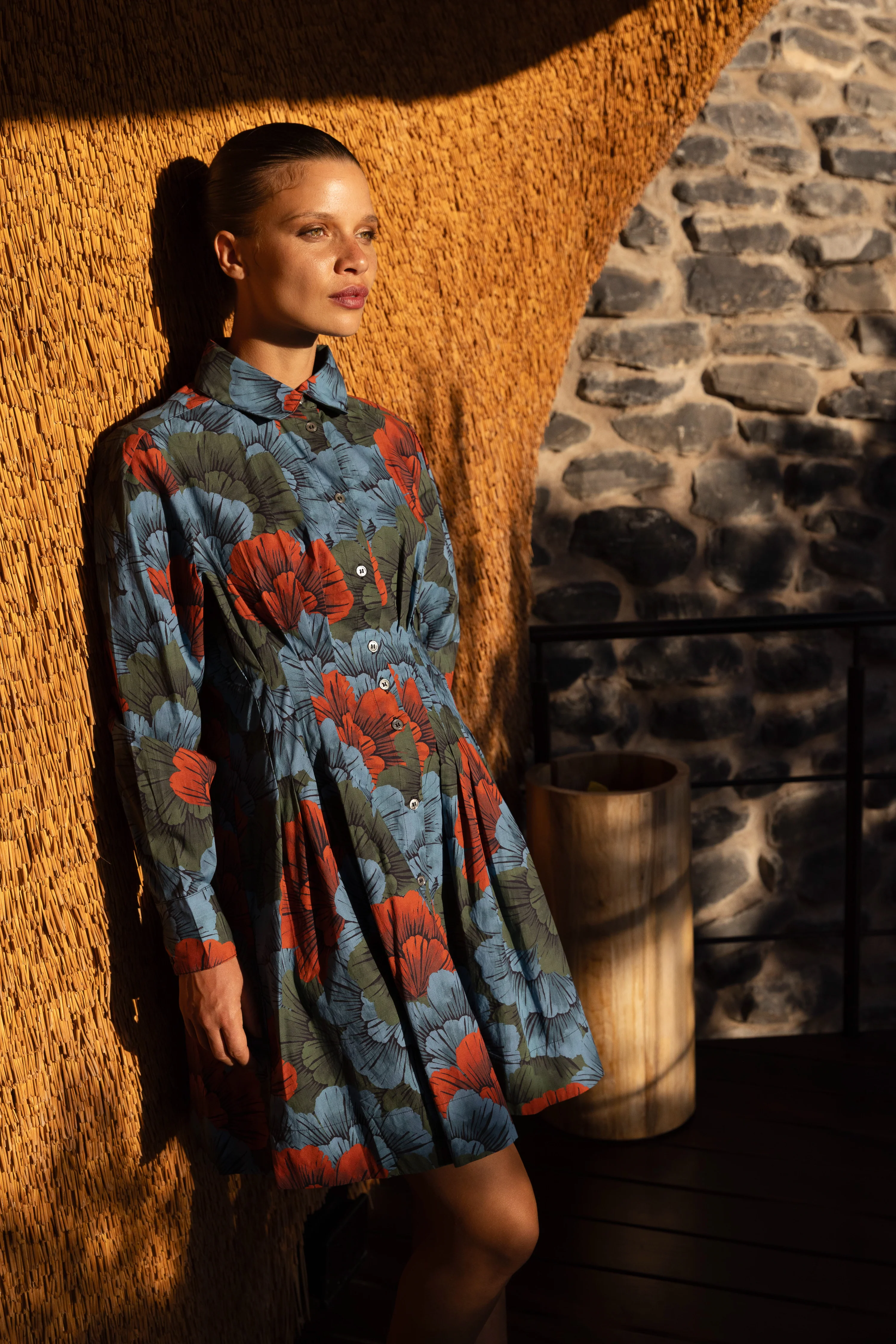 Elizabeth Dress- Madrid Blue