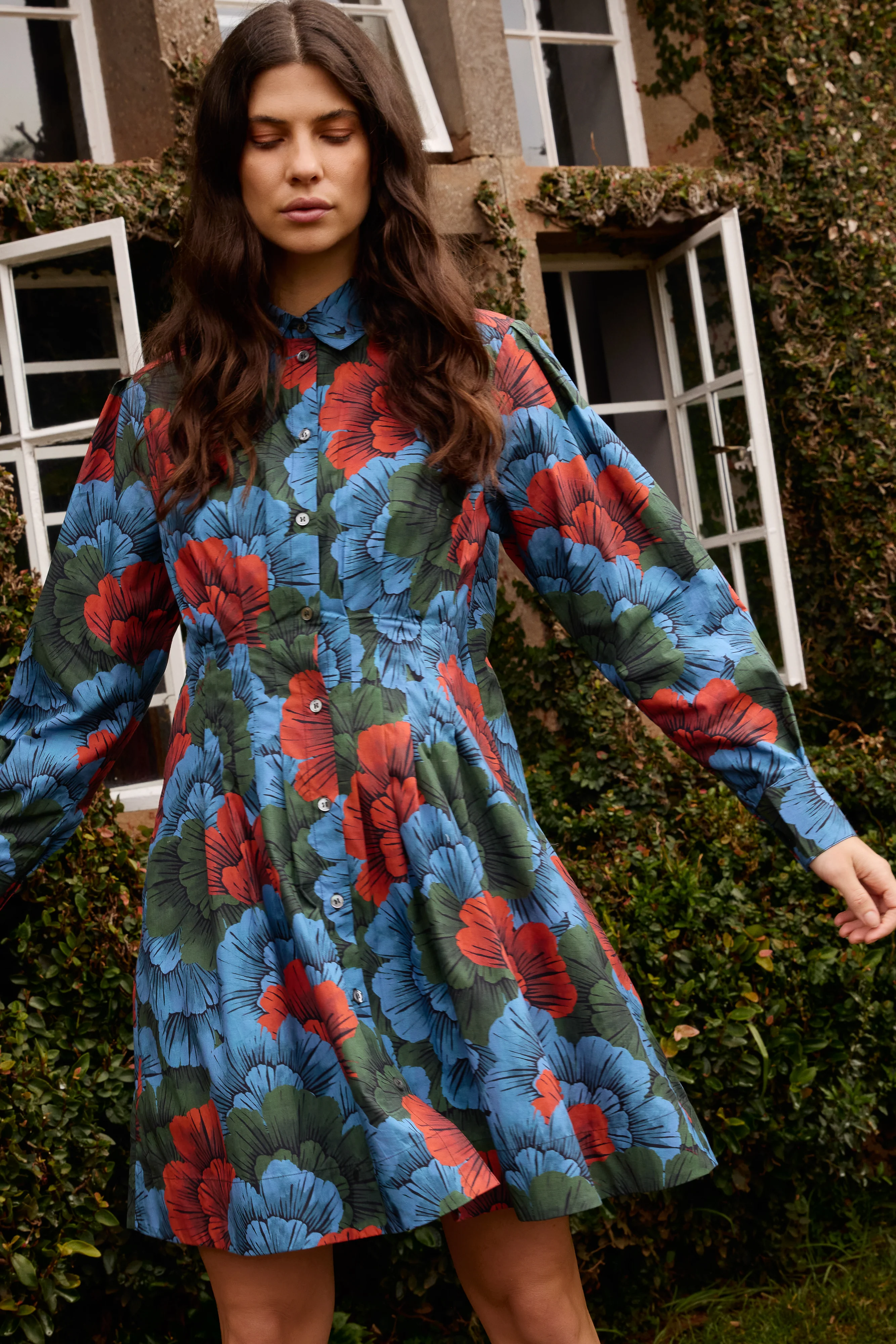 Elizabeth Dress- Madrid Blue - Image 12