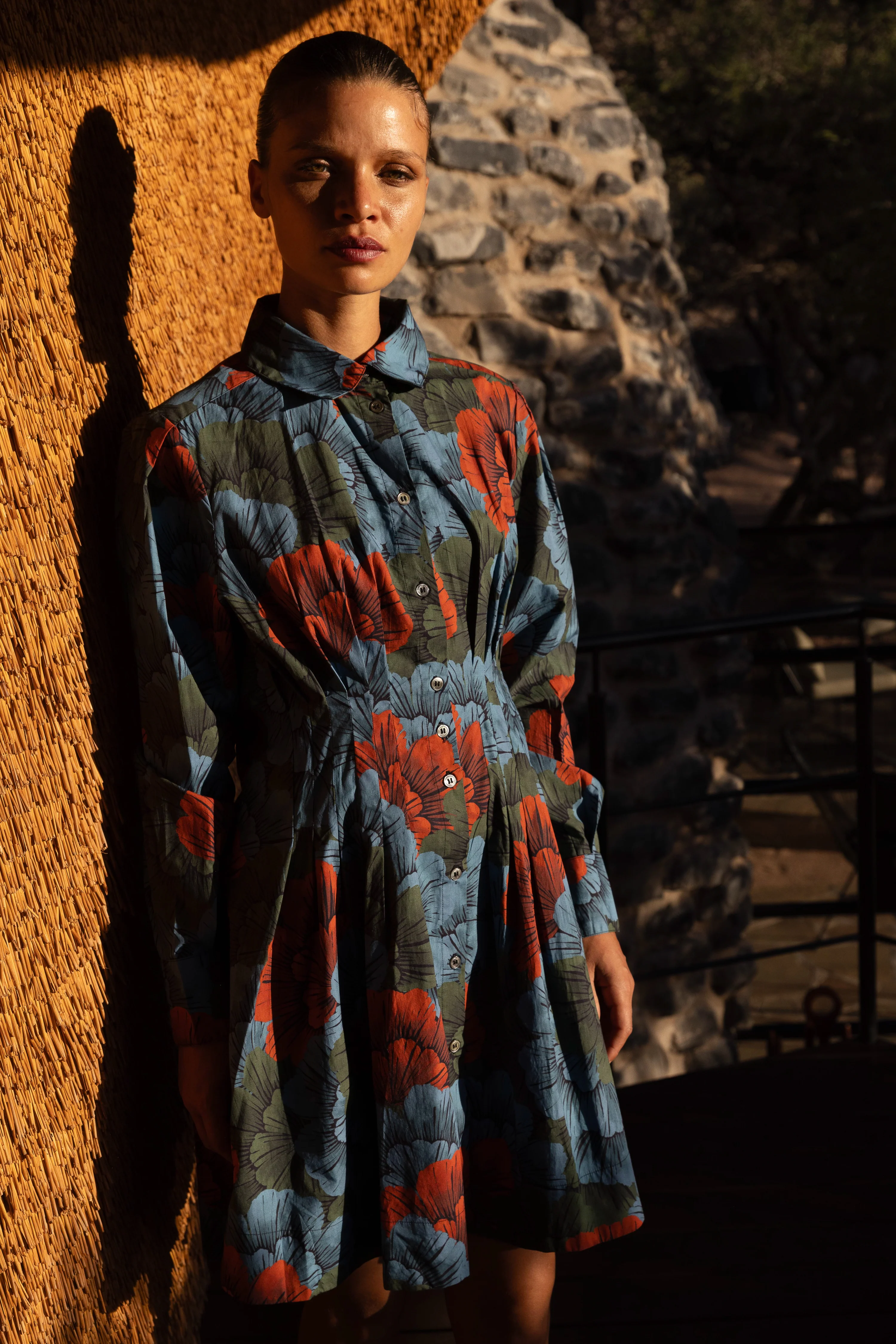 Elizabeth Dress- Madrid Blue - Image 2