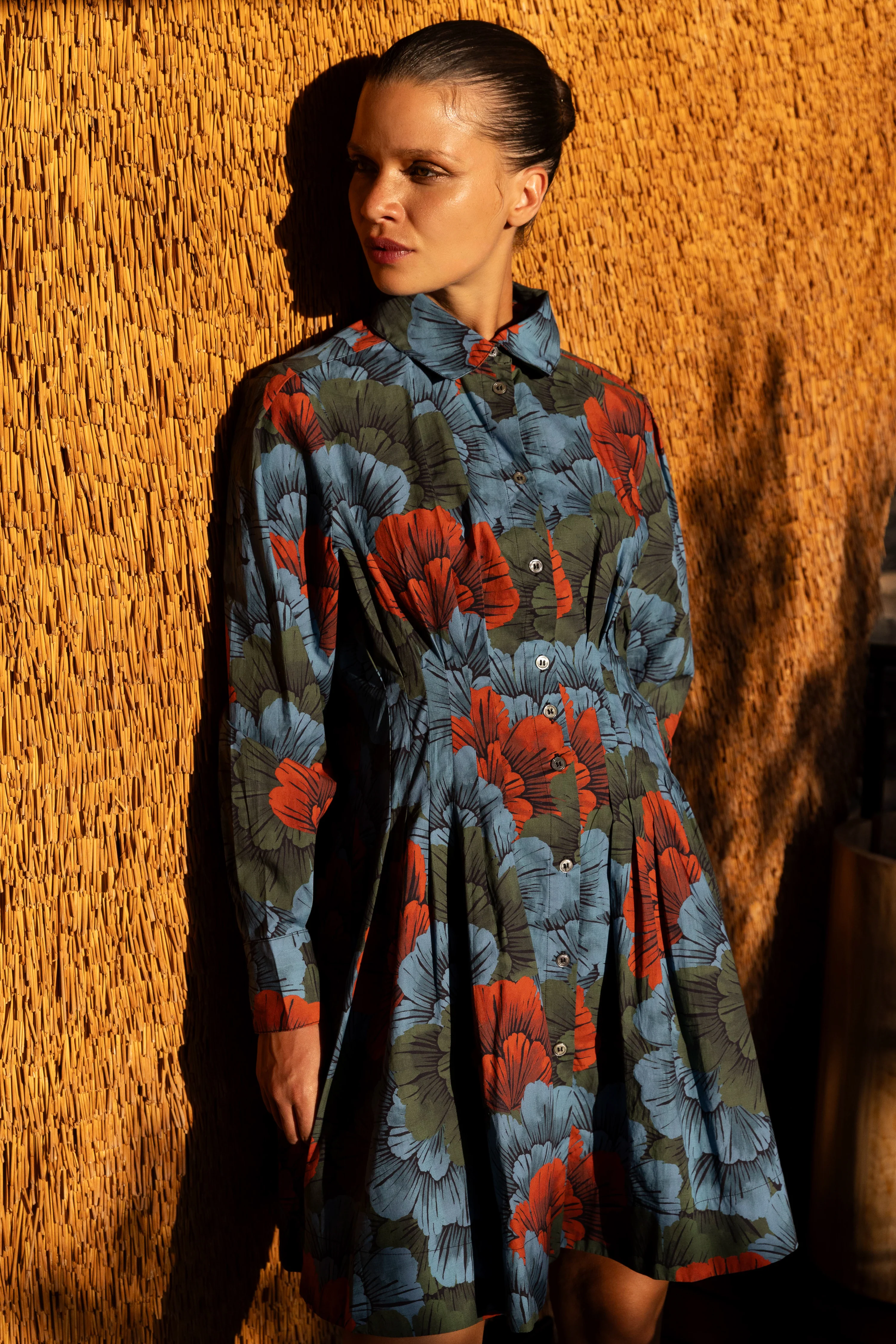 Elizabeth Dress- Madrid Blue - Image 3