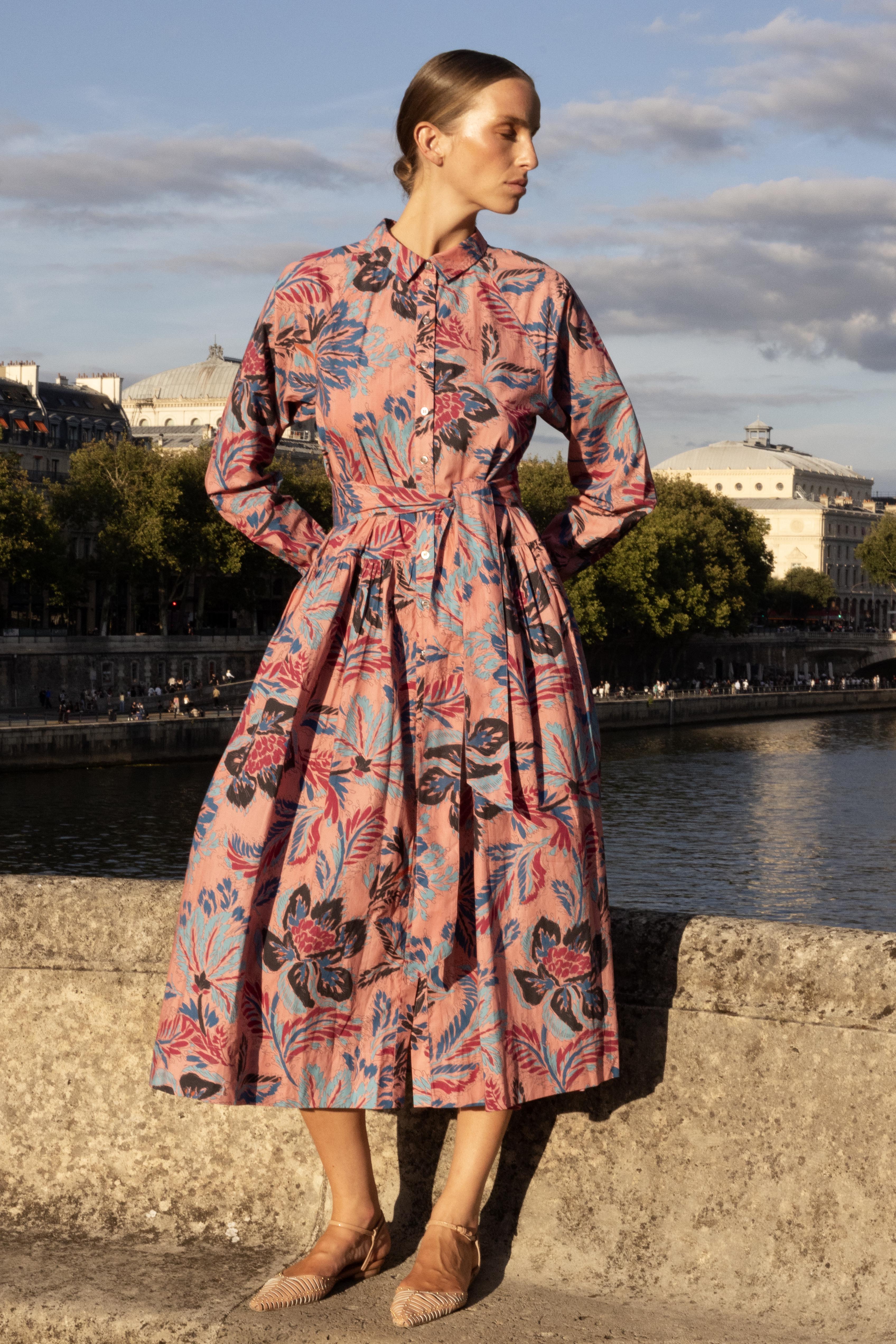 Layla Dress- Chennai Rose - Image 3
