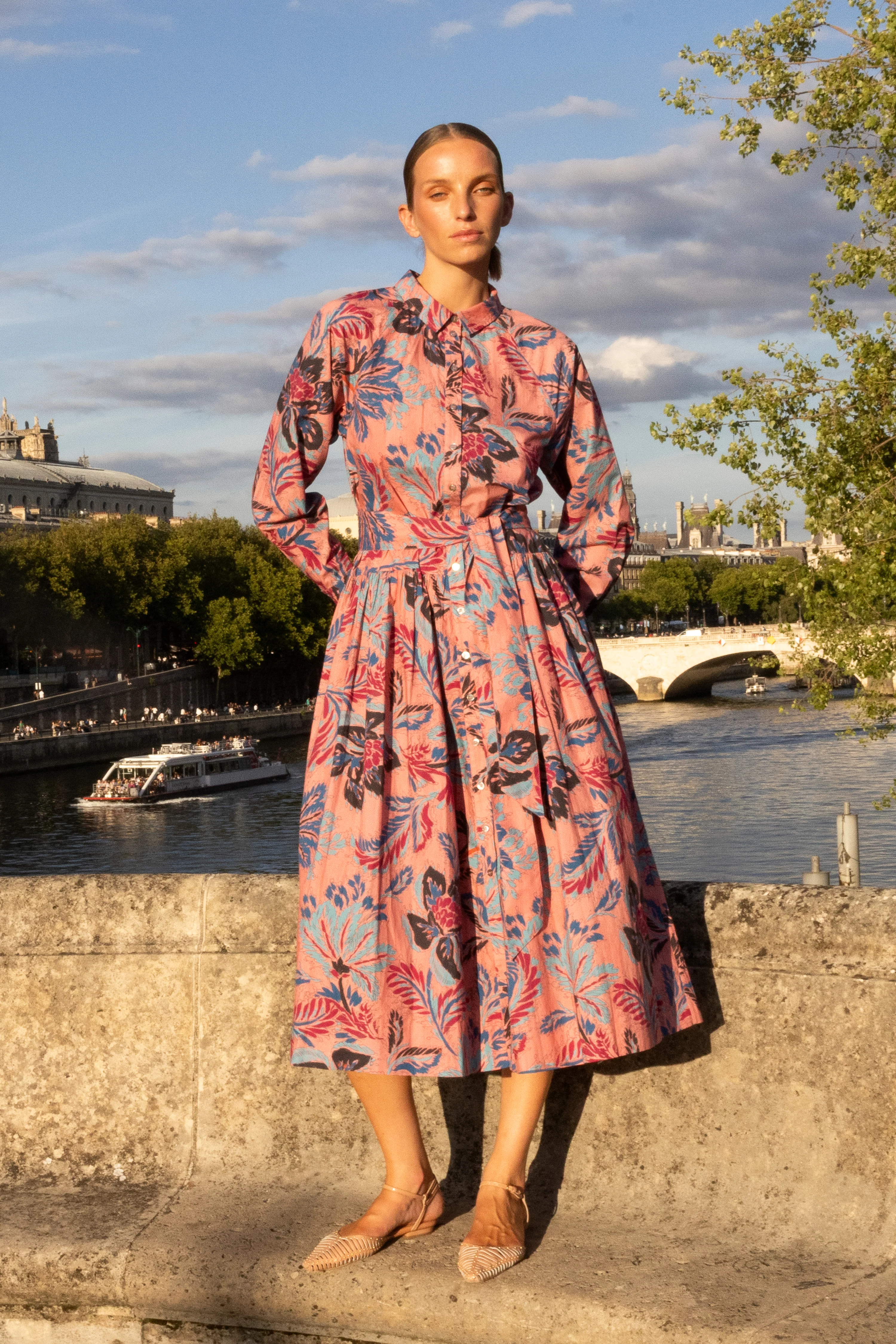 Layla Dress- Chennai Rose - Image 5