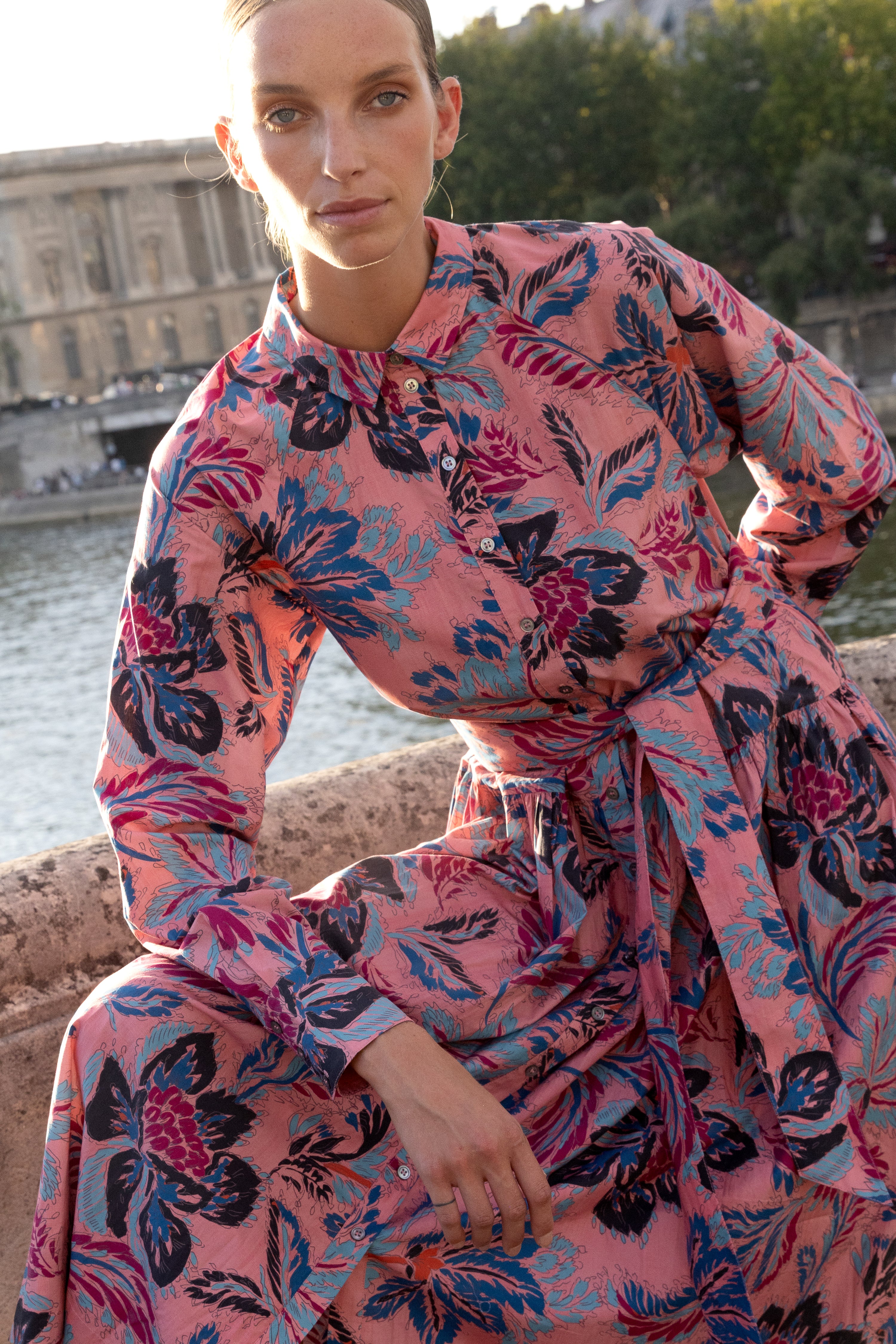 Layla Dress- Chennai Rose - Image 8