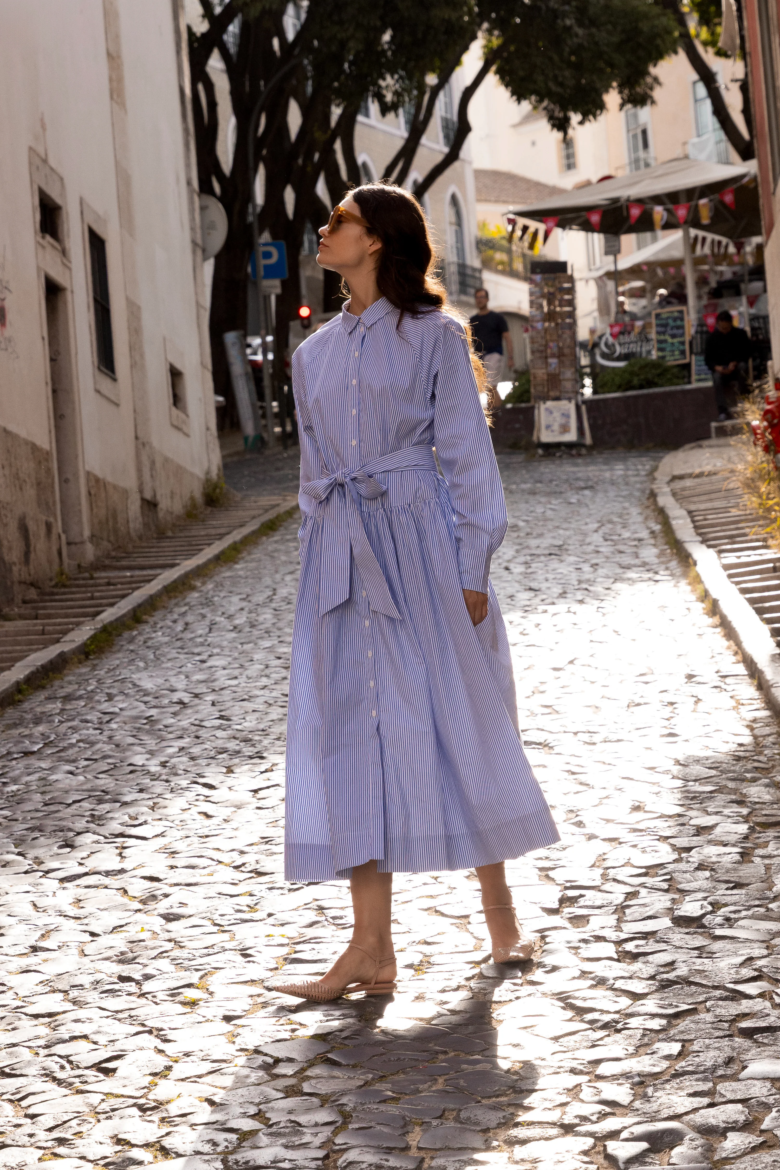 Layla Dress- Surrey Blue - Image 4