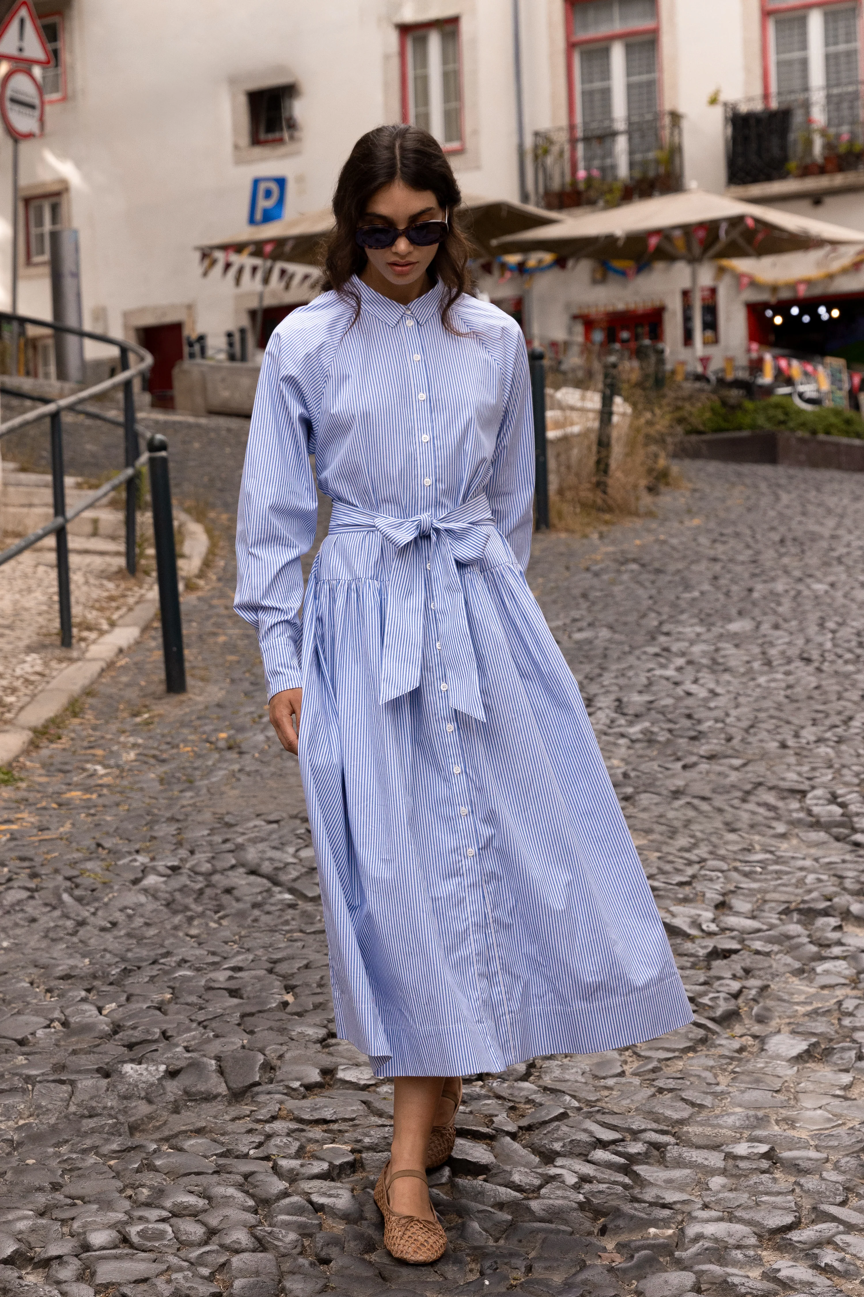 Layla Dress- Surrey Blue - Image 7