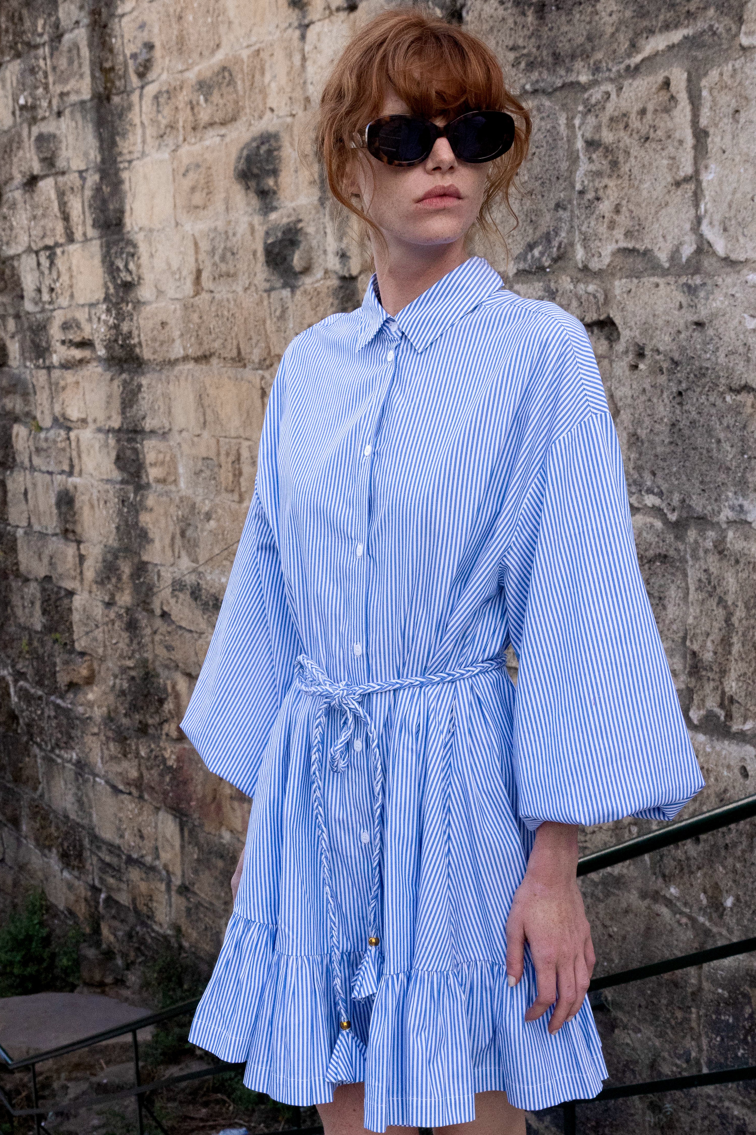 Lily Dress- Surrey Blue - Image 4
