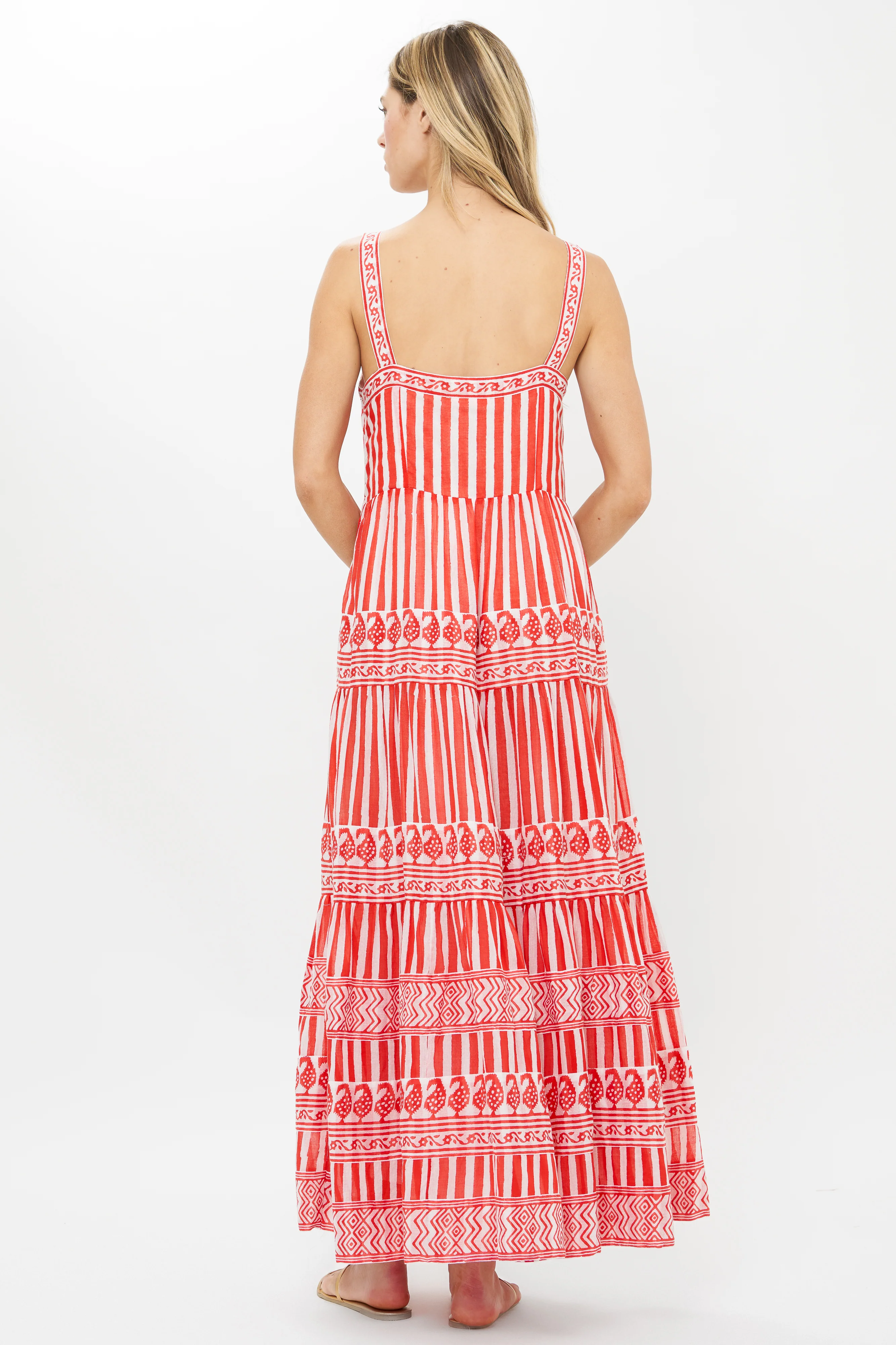 Strappy Maxi- Santorini Red - Image 7