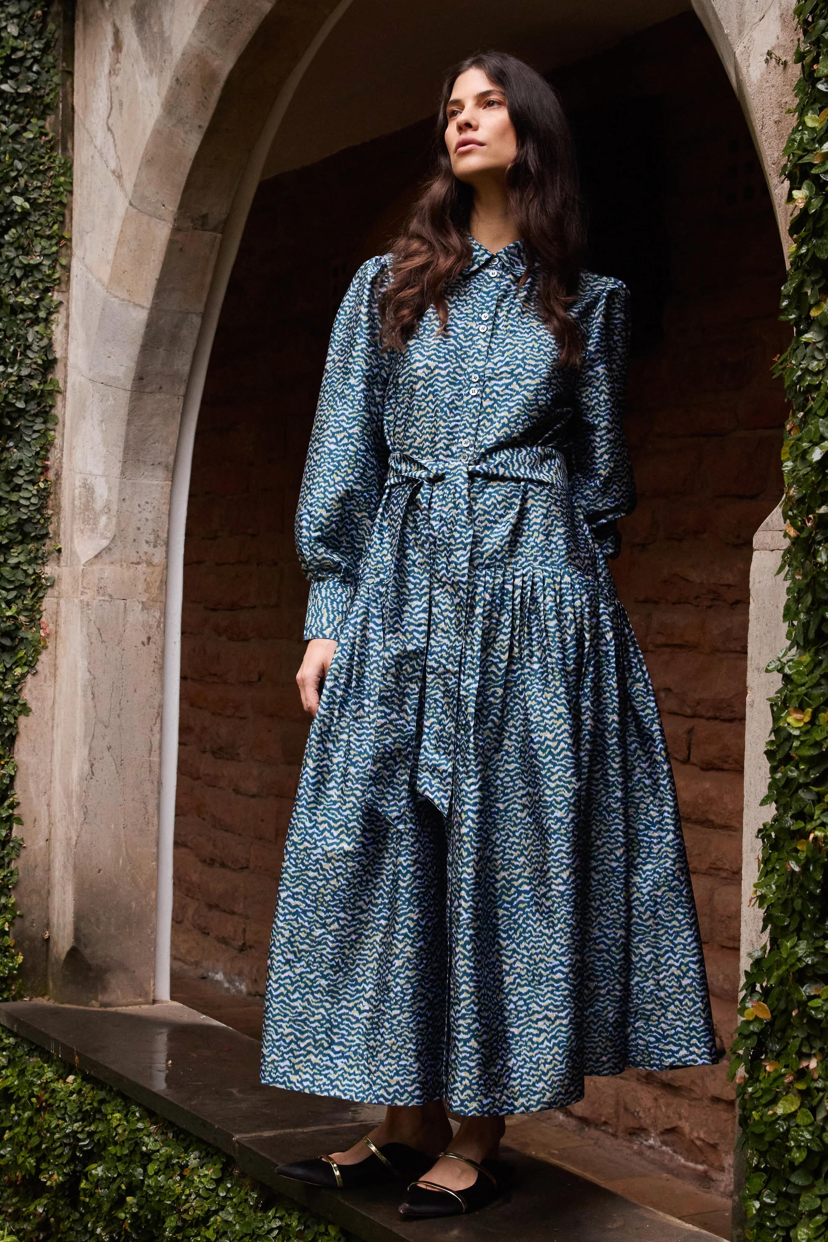 Nora Dress- Jag Navy - Image 5