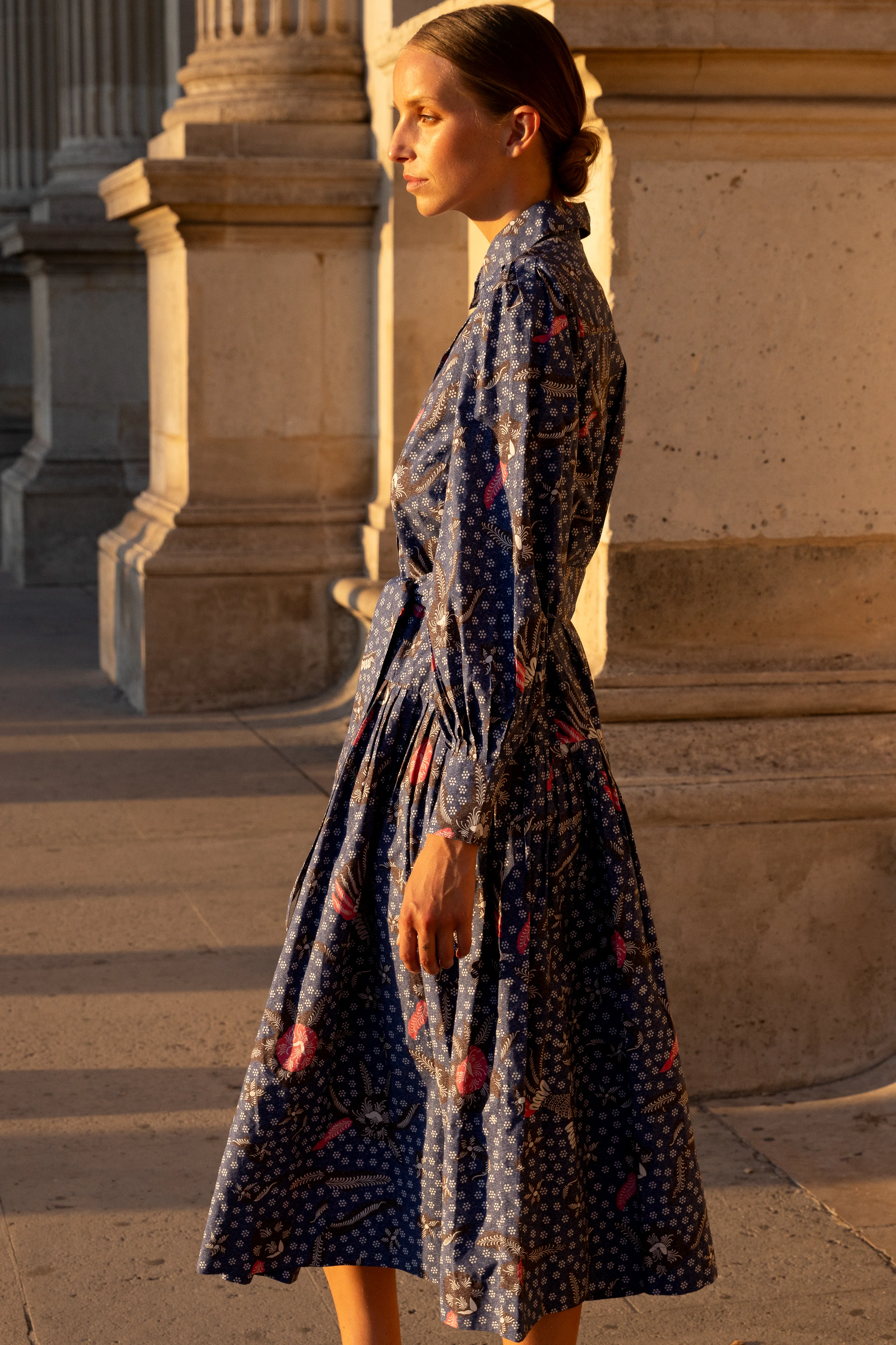 Nora Dress- Bali Navy - Image 3