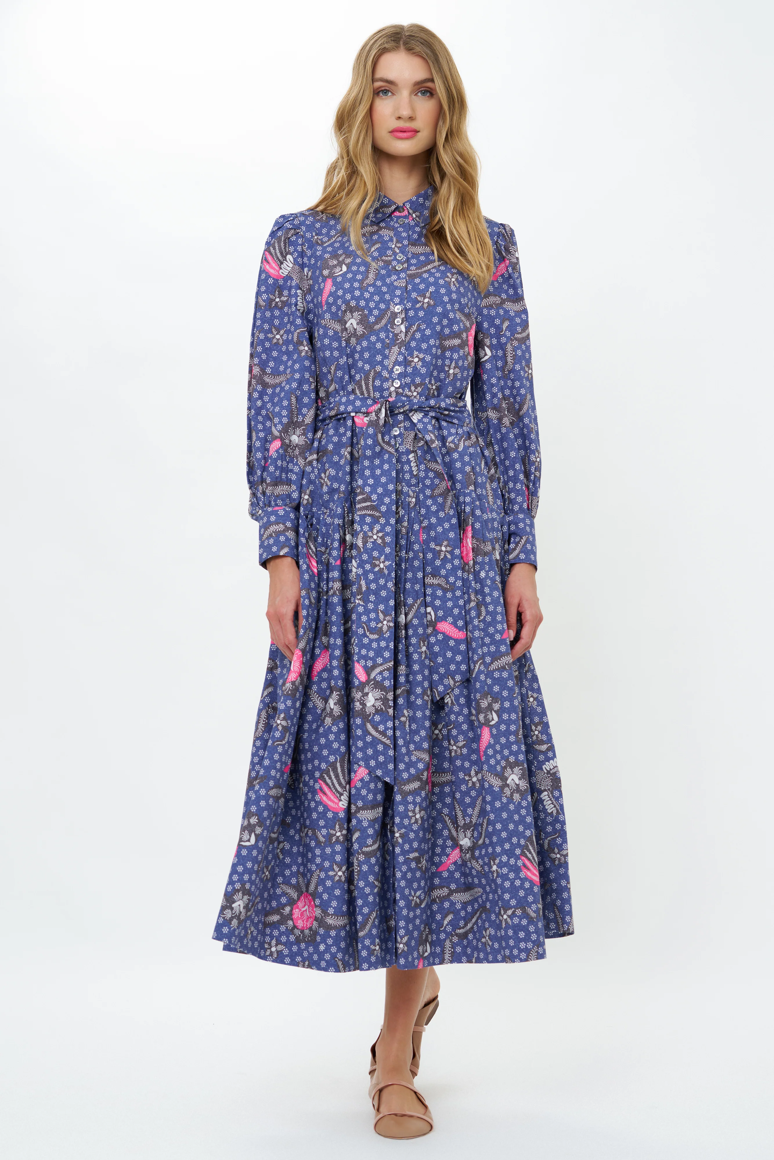 Nora Dress- Bali Navy - Image 7