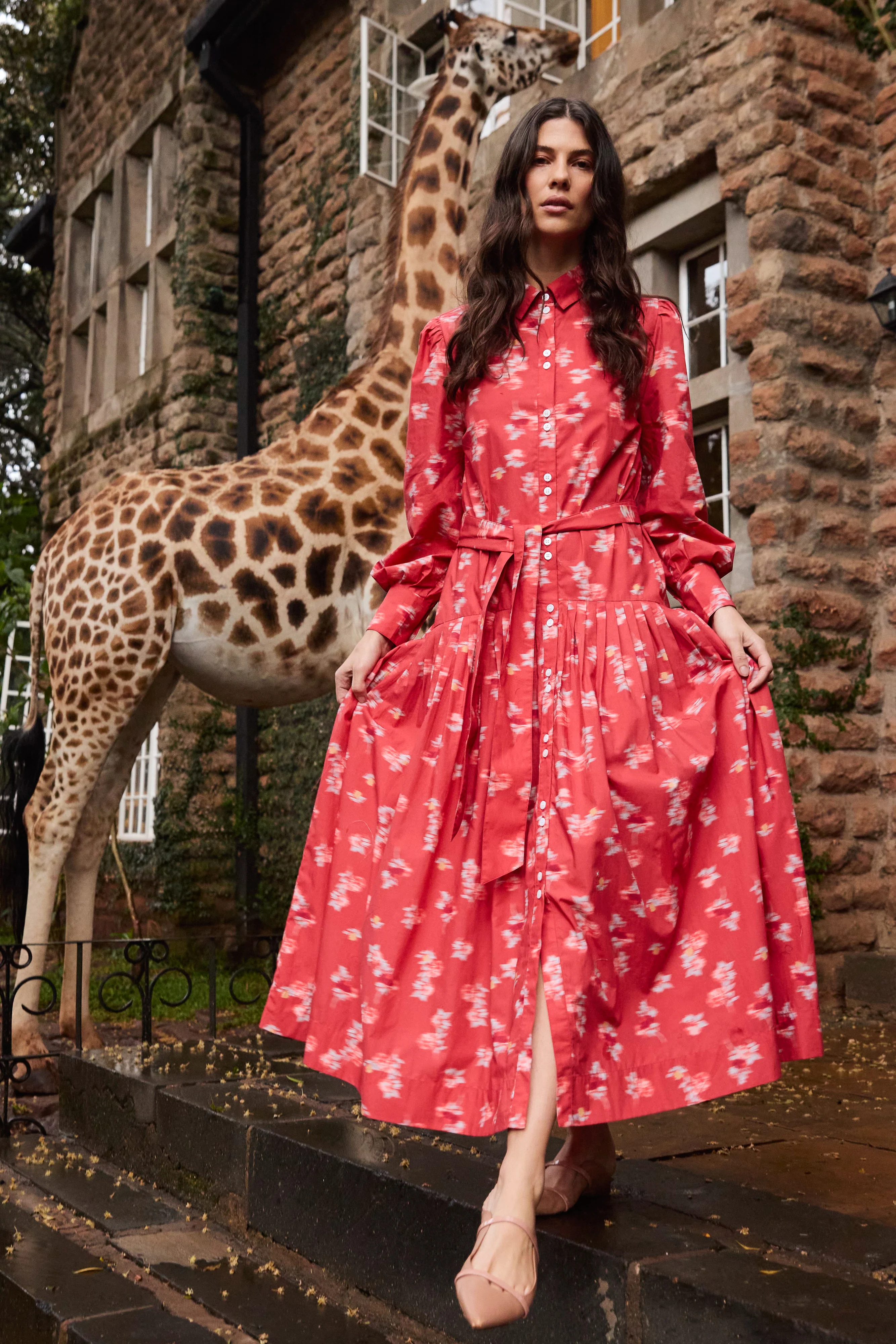 Nora Dress- Lebombo Rust - Image 3