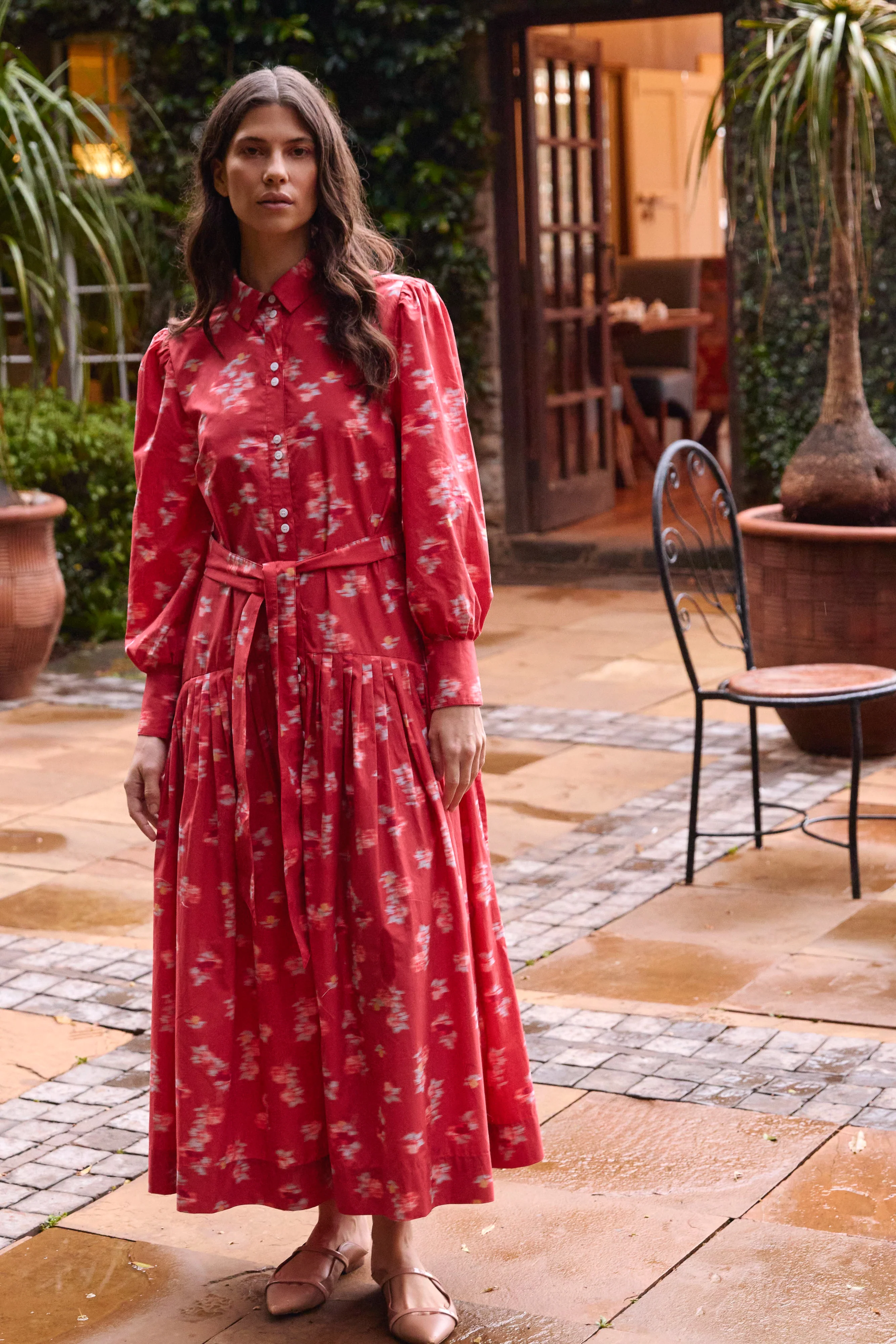 Nora Dress- Lebombo Rust - Image 7