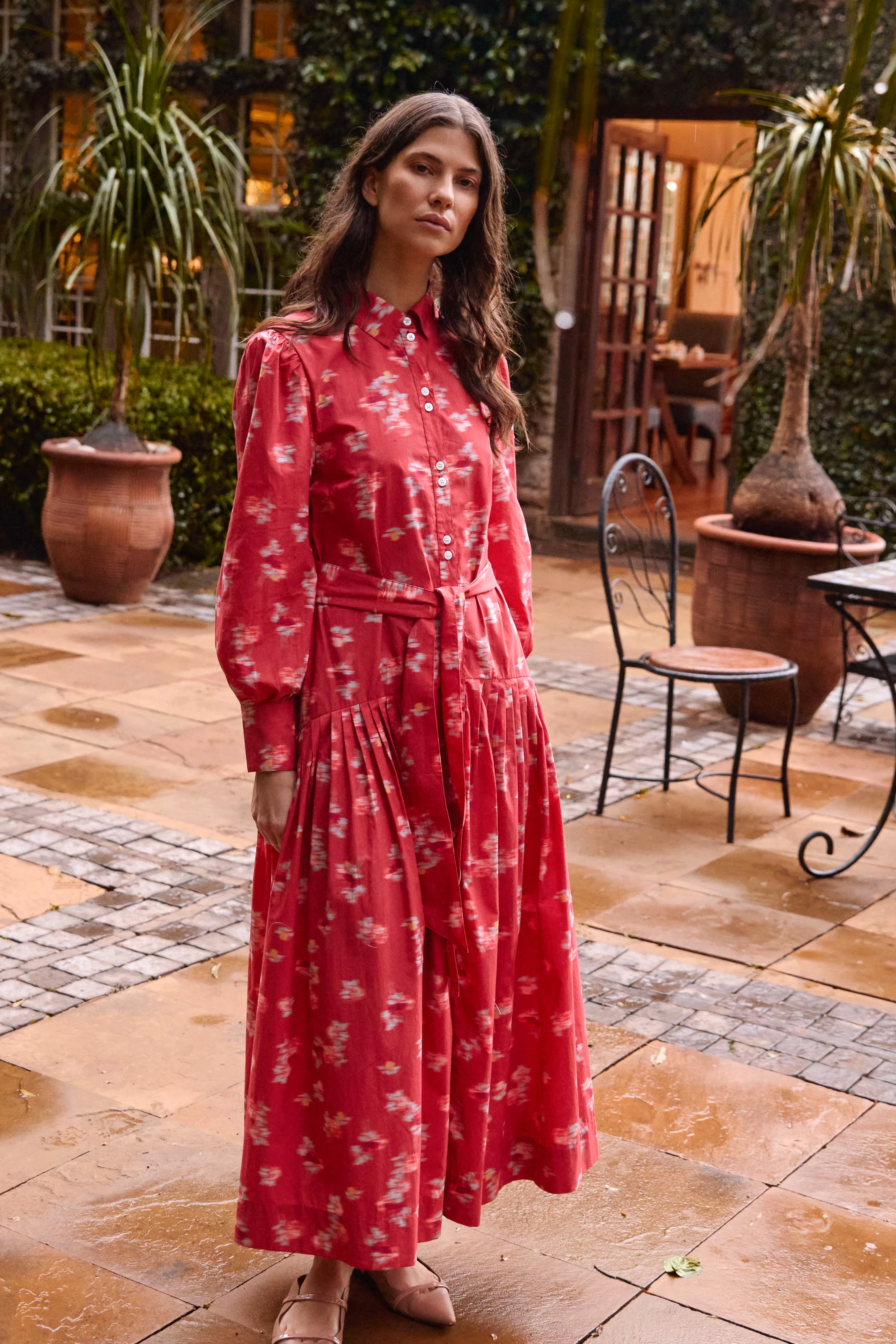 Nora Dress- Lebombo Rust - Image 8