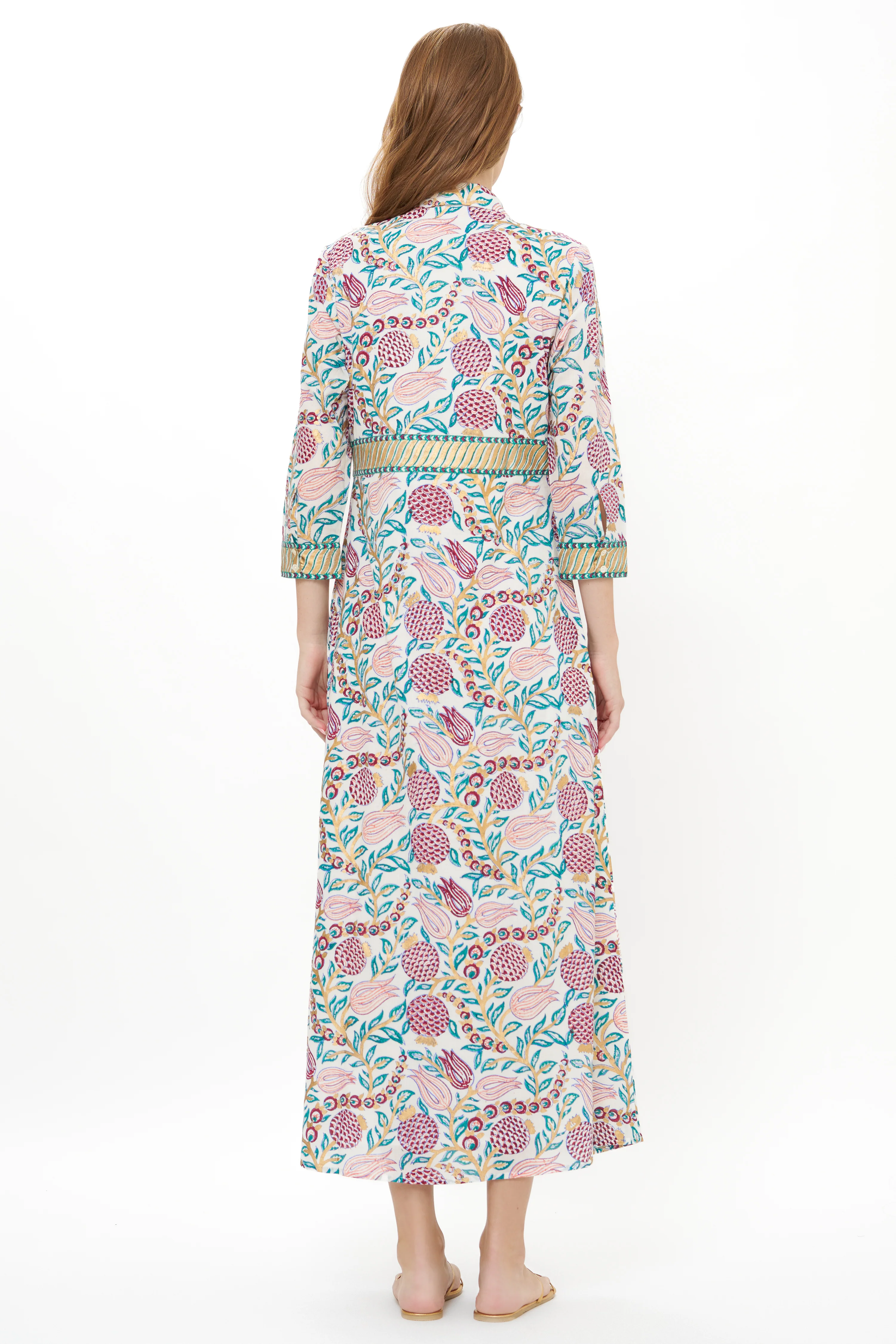 Shirt Dress Maxi- Tupi Teal - Image 7
