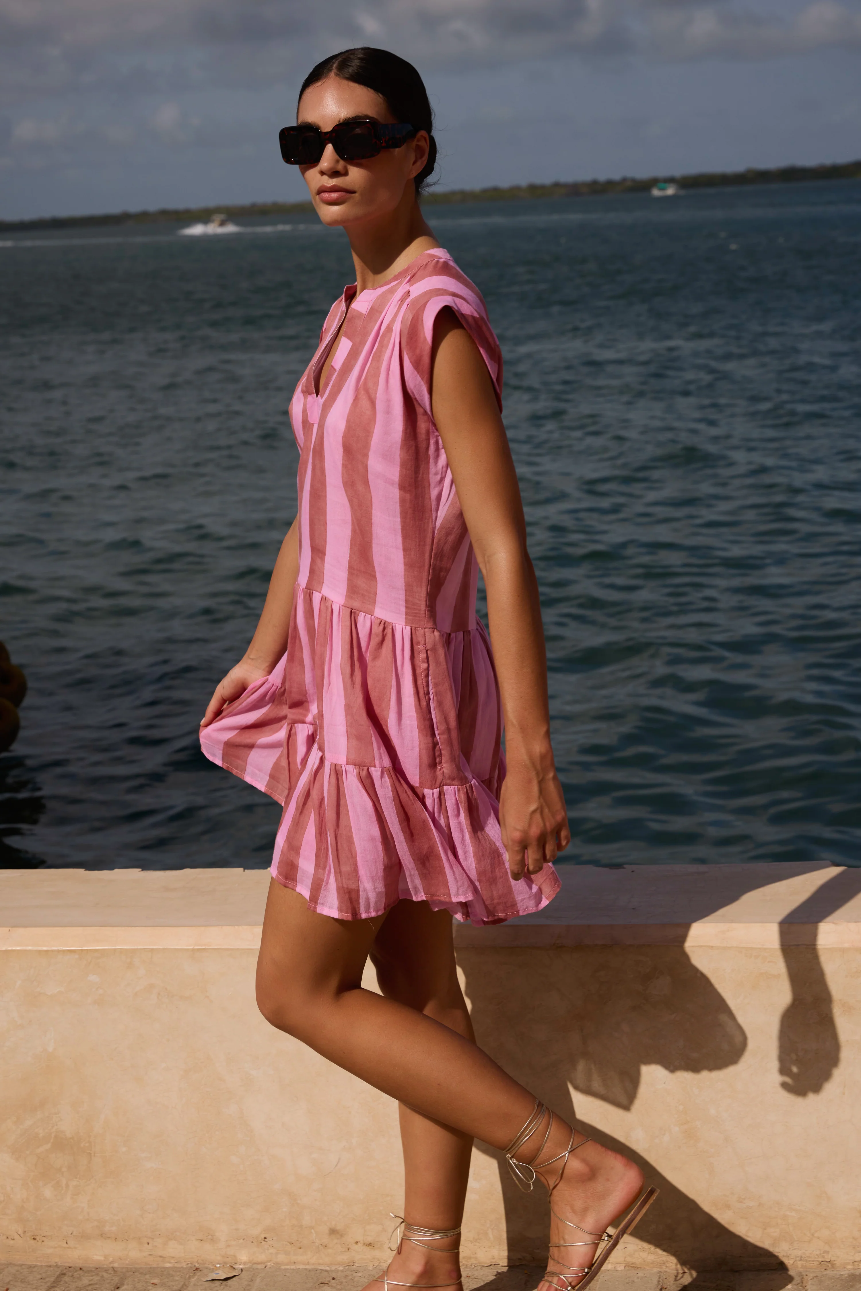Roll Sleeve- Cabana Rhubarb - Image 3