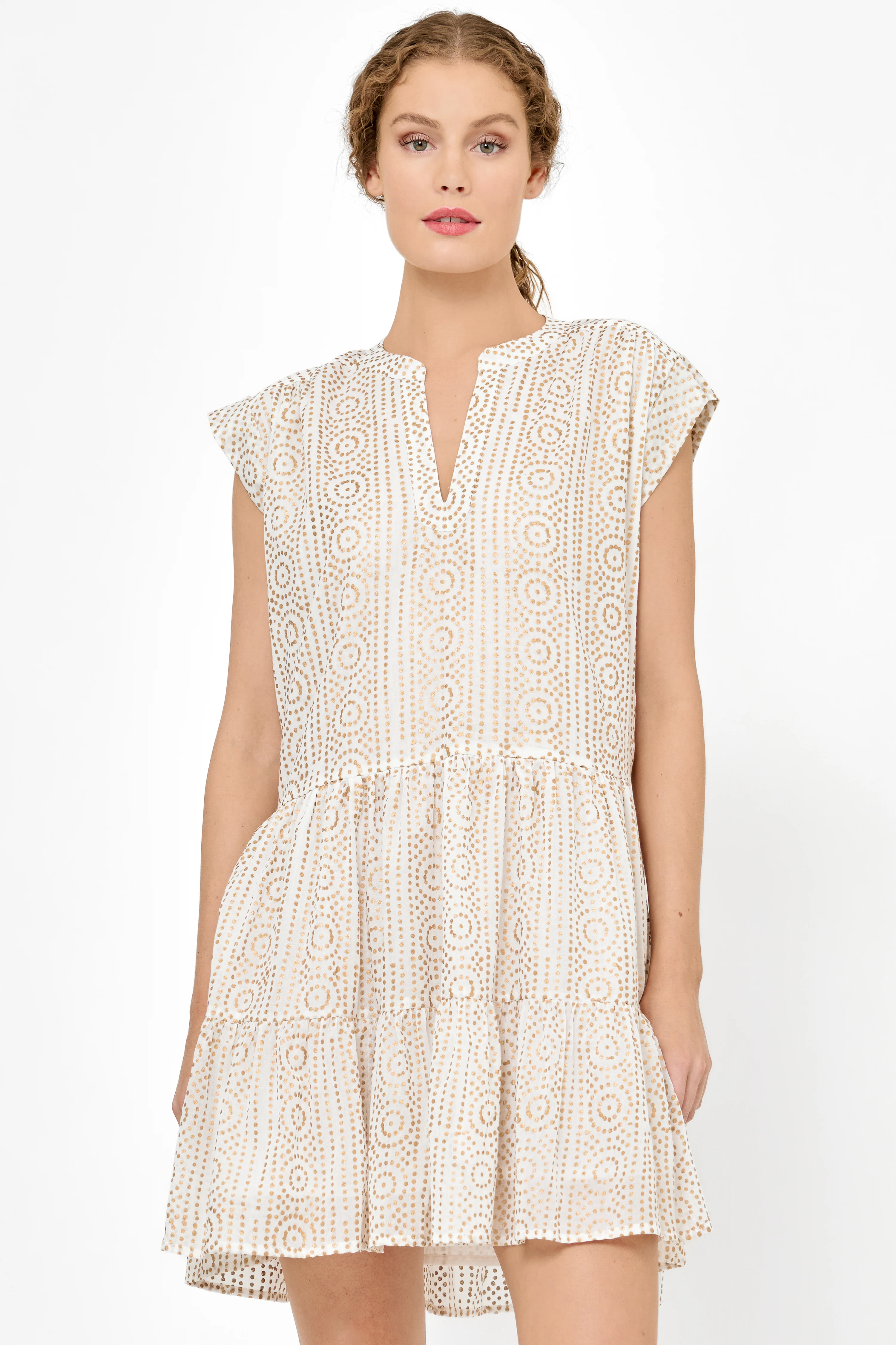 Roll Sleeve- Helene Cream Gold - Image 5