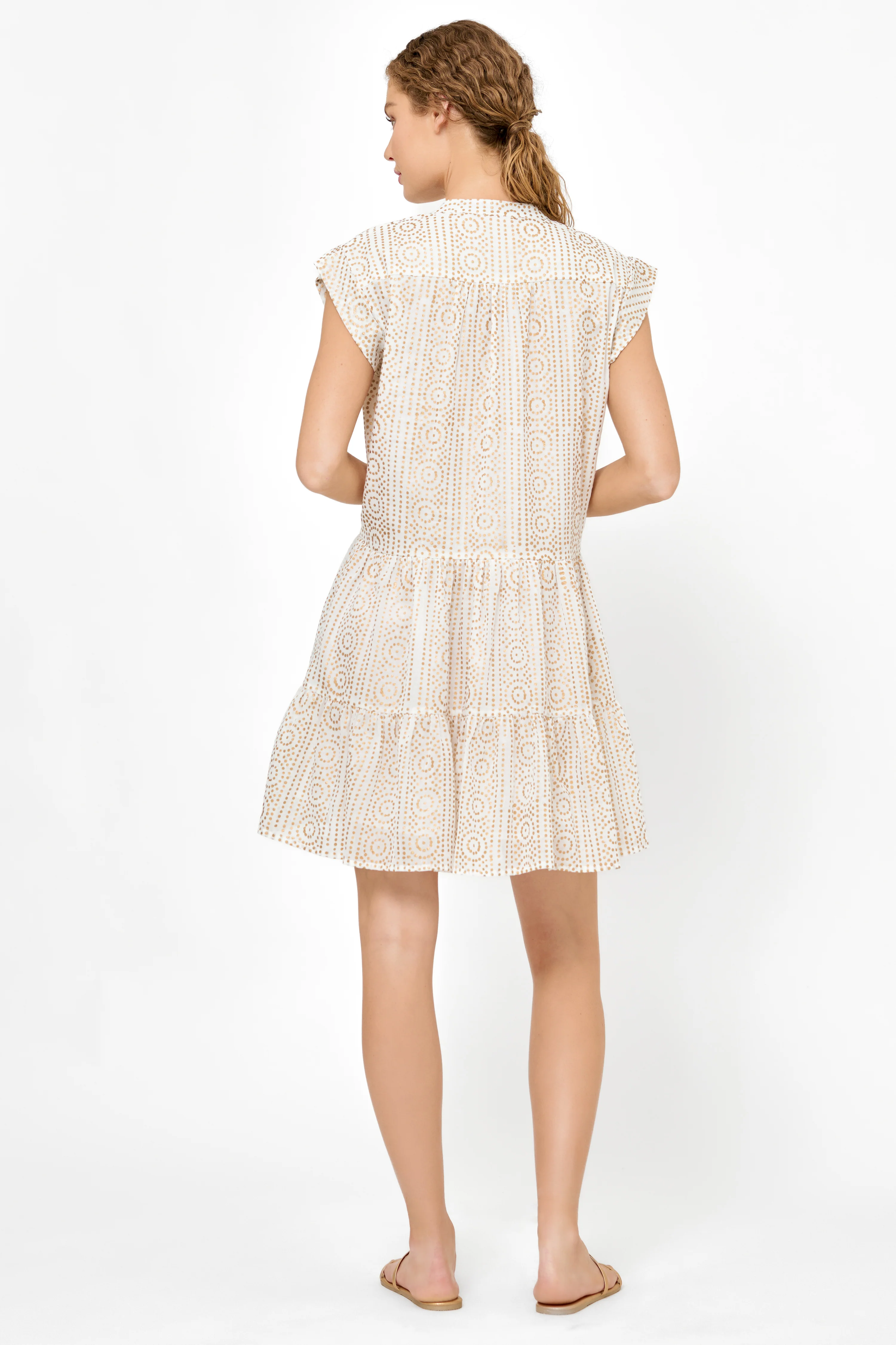 Roll Sleeve- Helene Cream Gold - Image 8