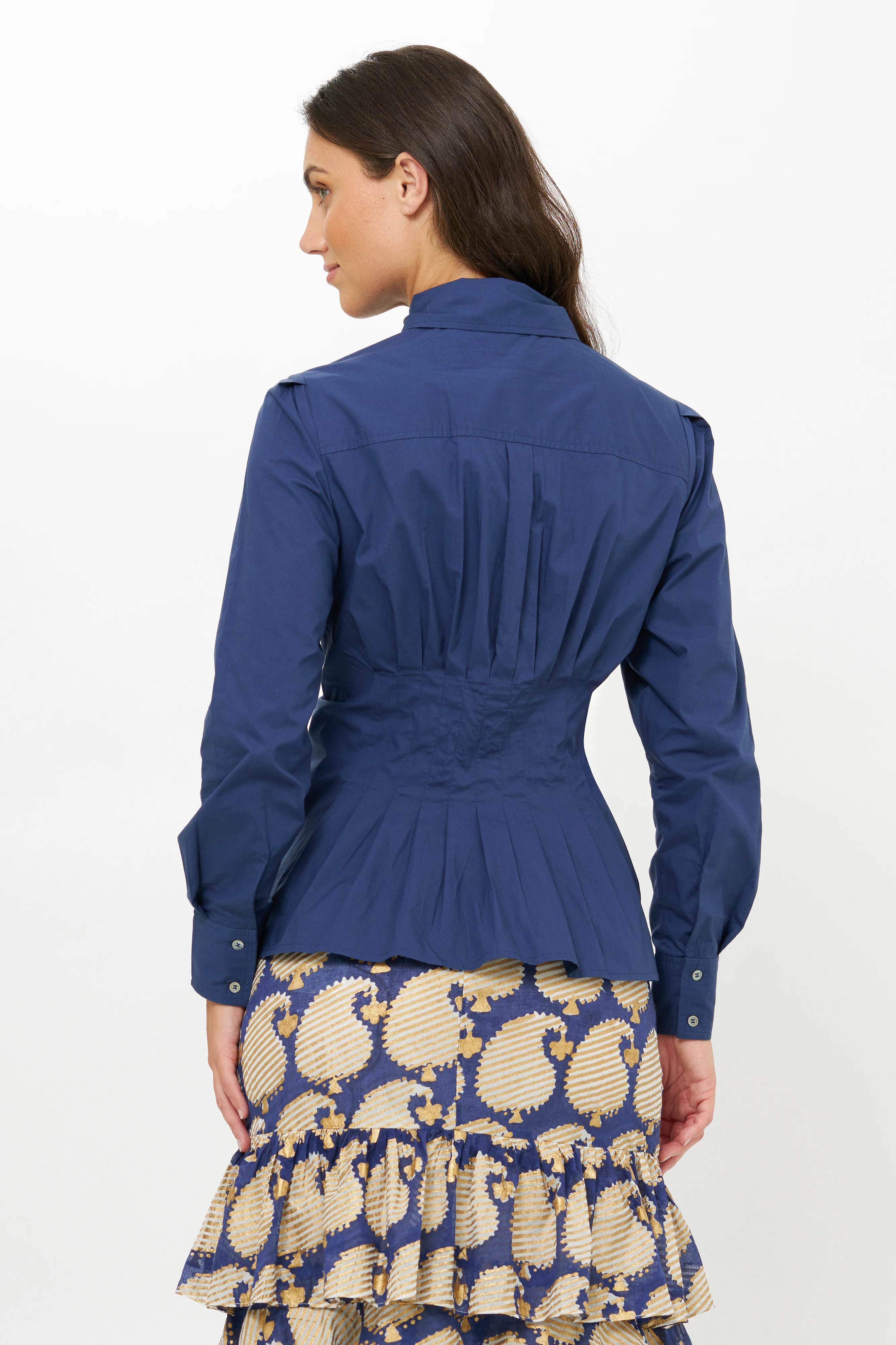 Elizabeth Top- Hepburn Navy - Image 6