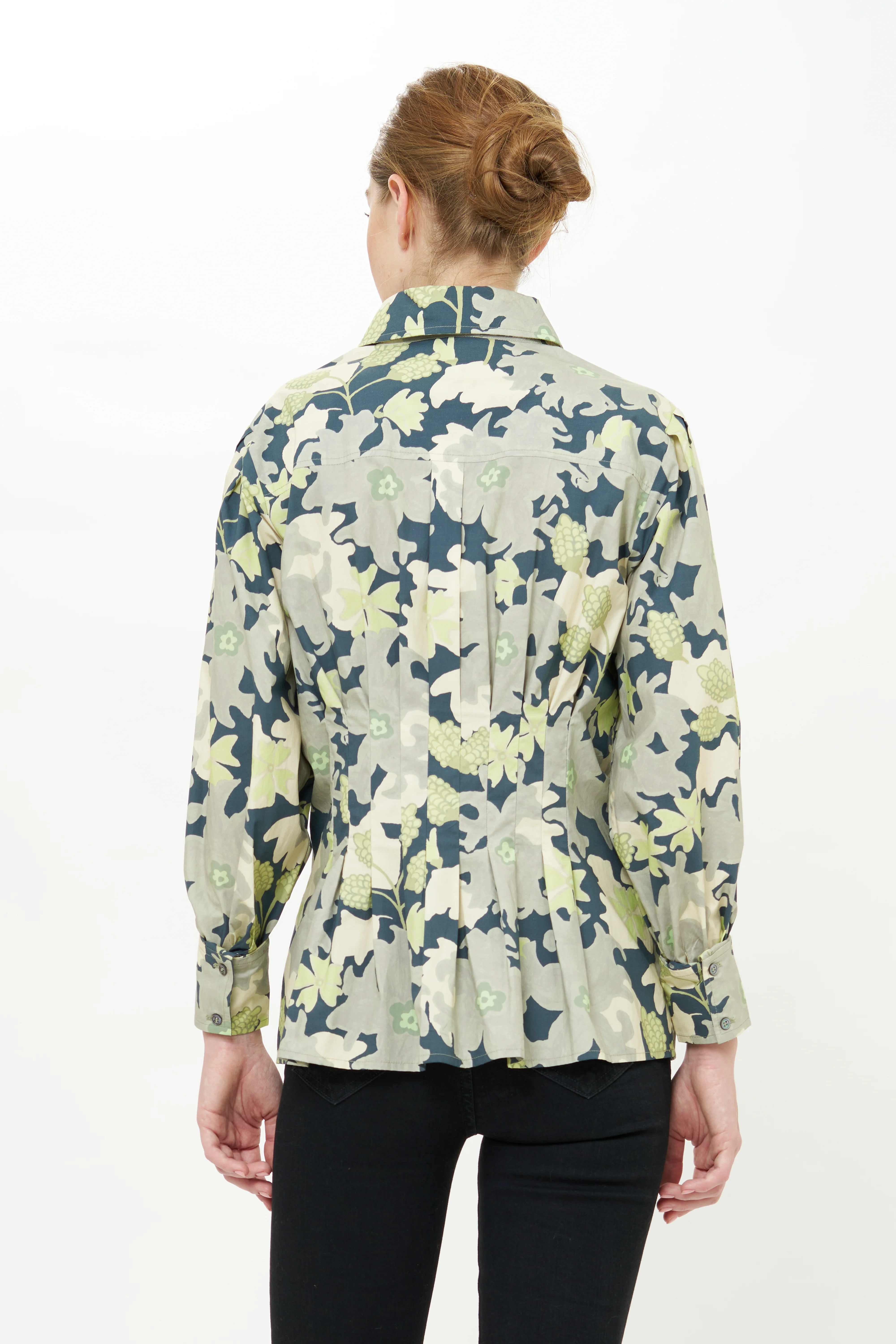 Elizabeth Top- Suzani Charcoal - Image 3