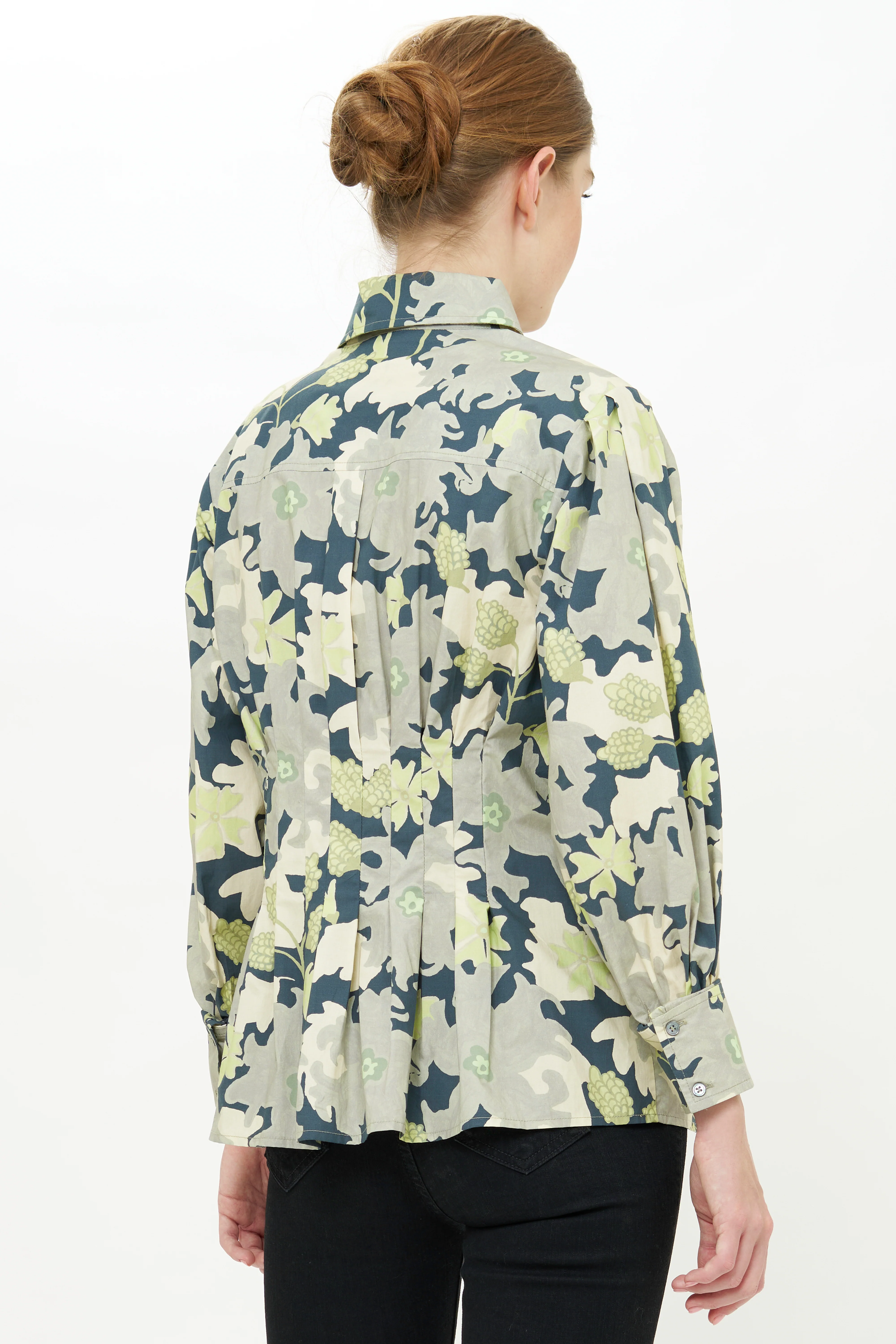 Elizabeth Top- Suzani Charcoal - Image 4