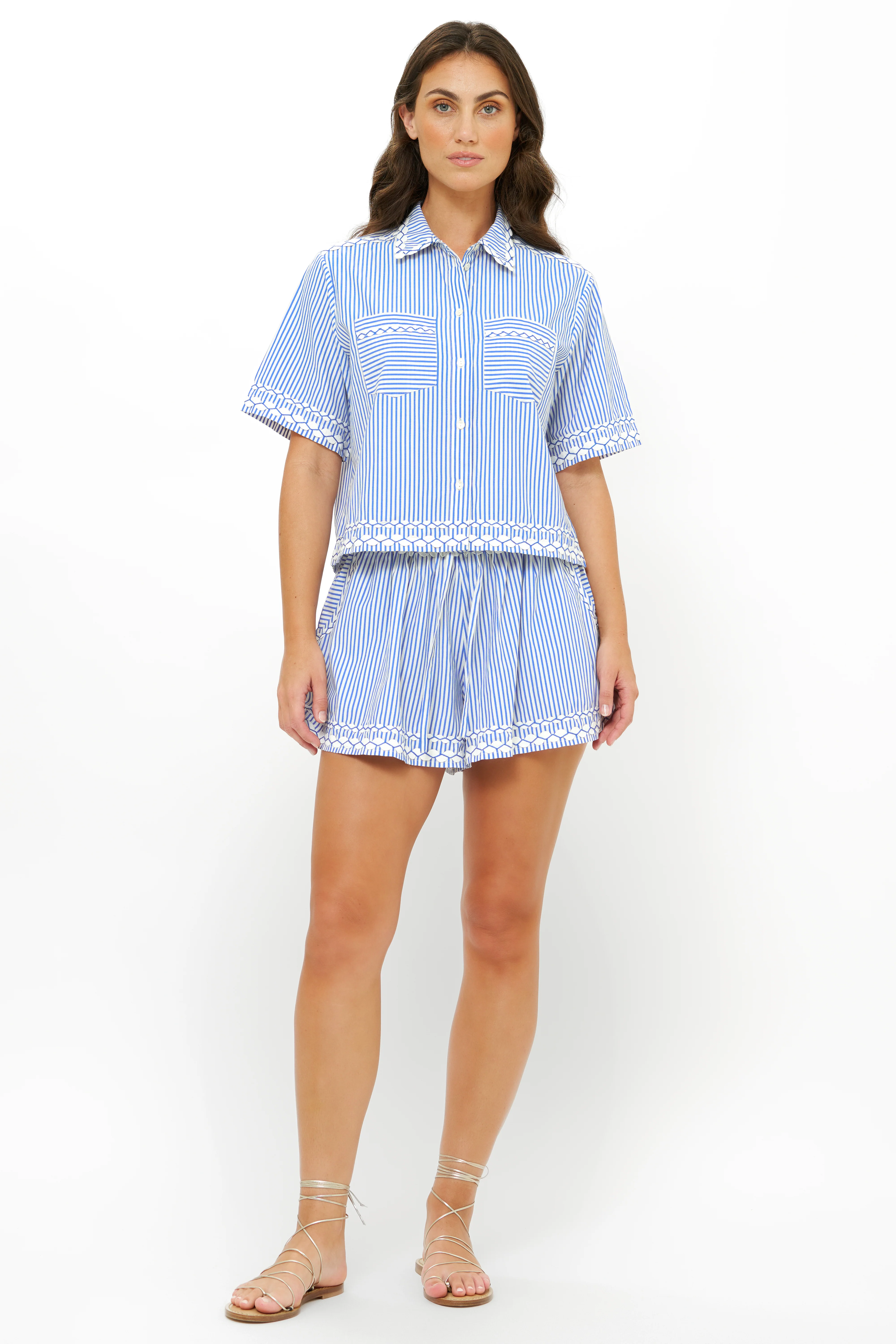 Riley Shorts- Sconset Blue - Image 5