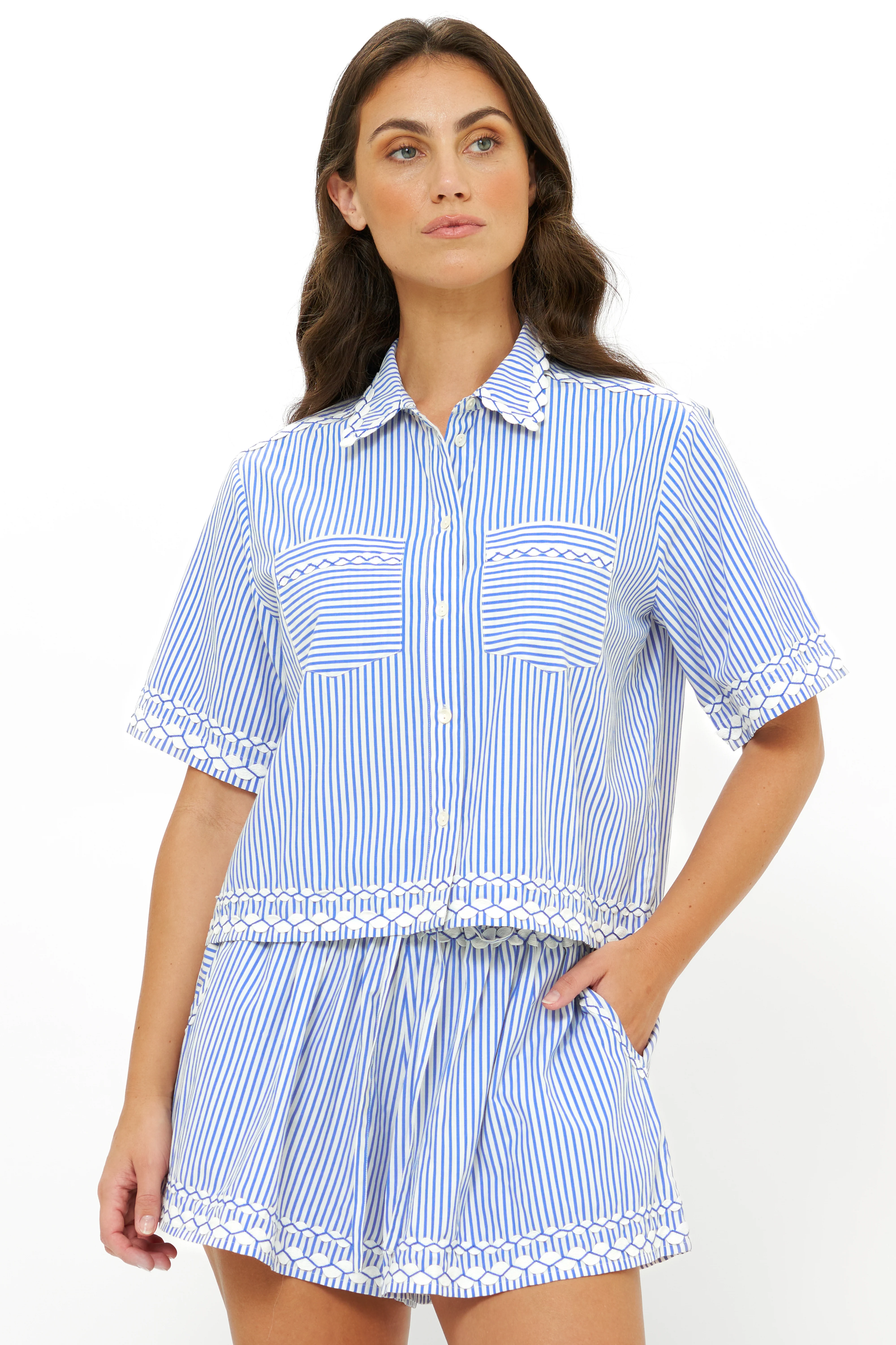 Riley Shorts- Sconset Blue - Image 6