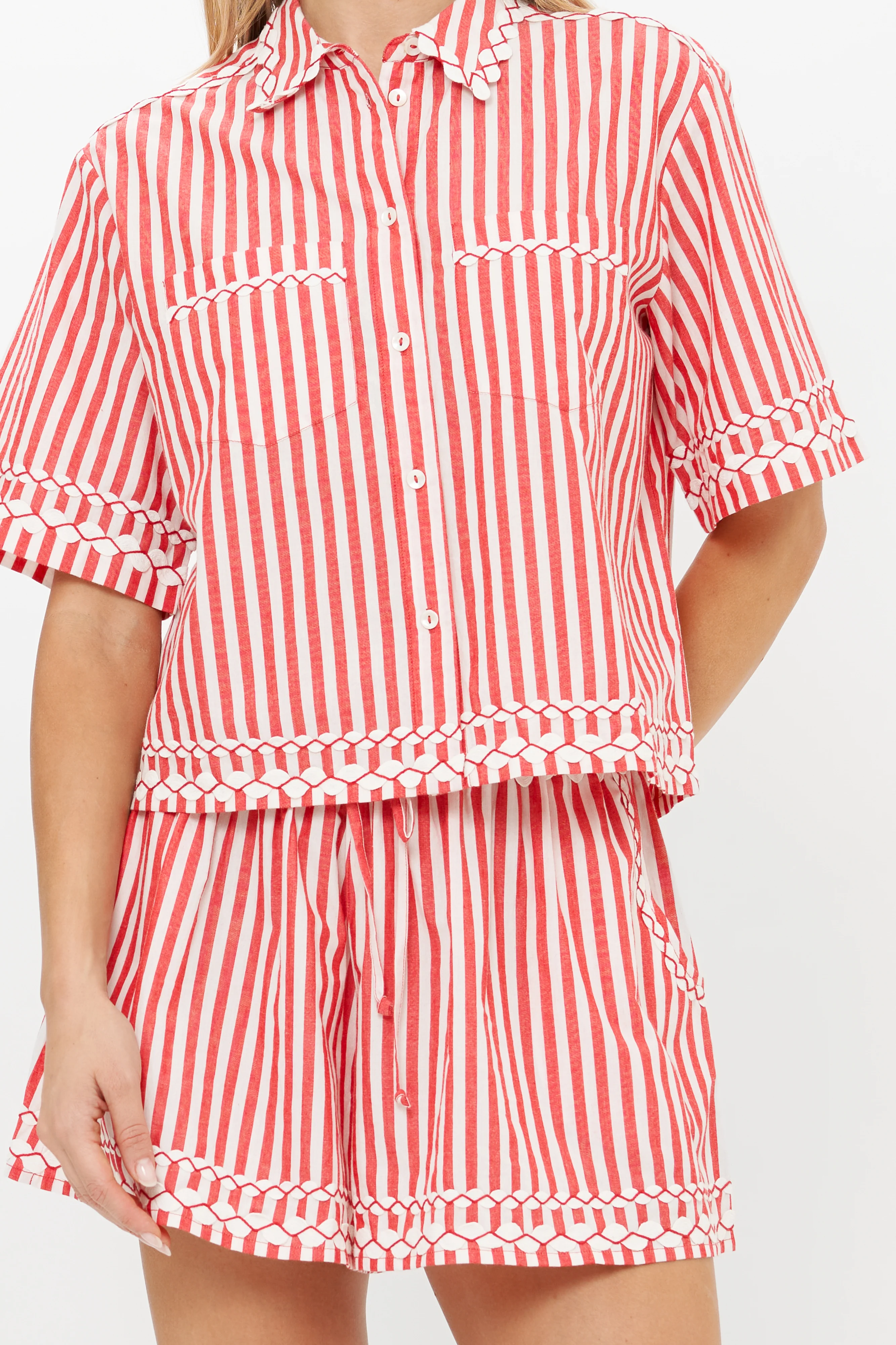 Riley Shorts- Sconset Red - Image 7