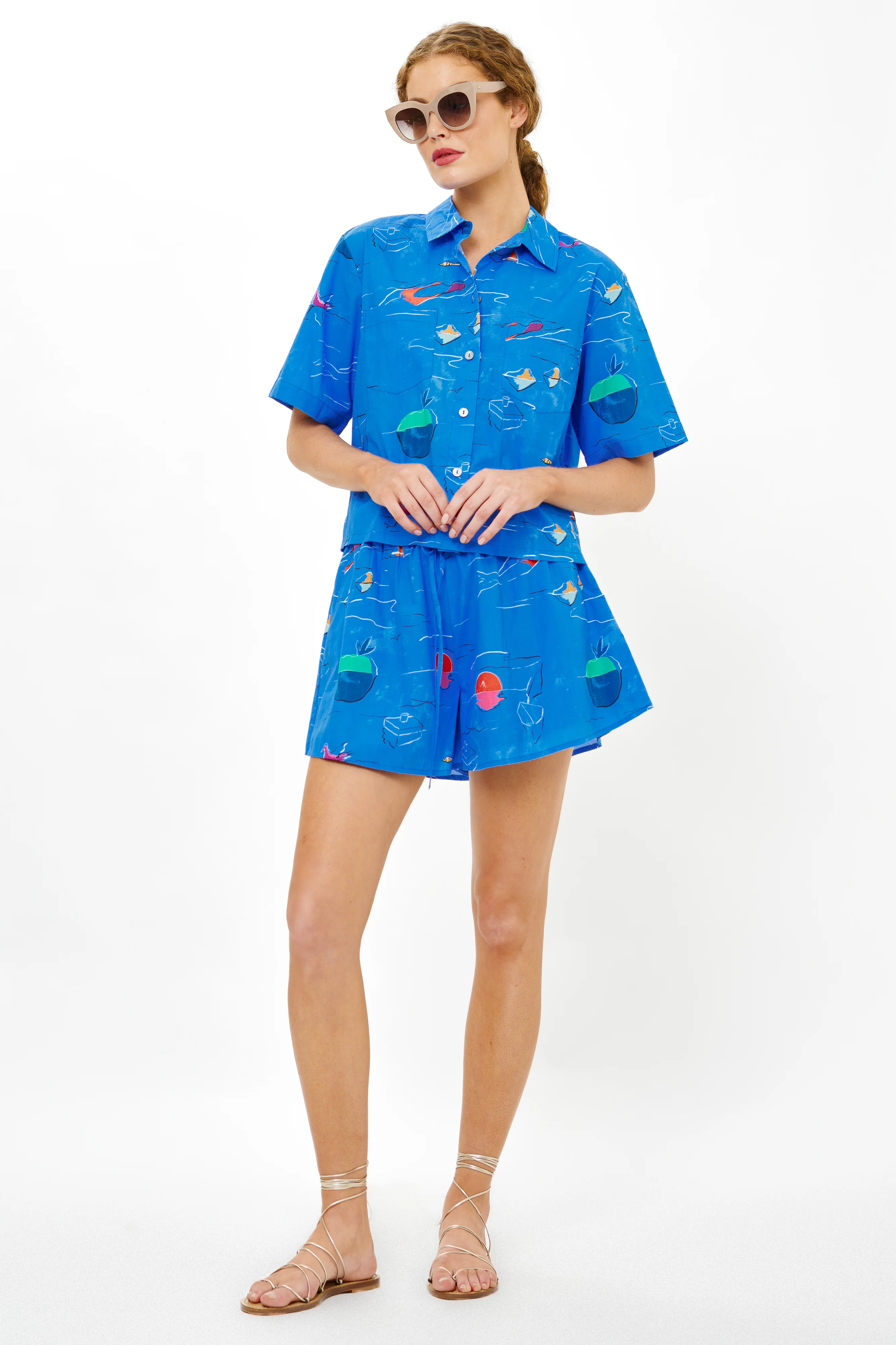 Riley Shorts- Dip Blue - Image 3