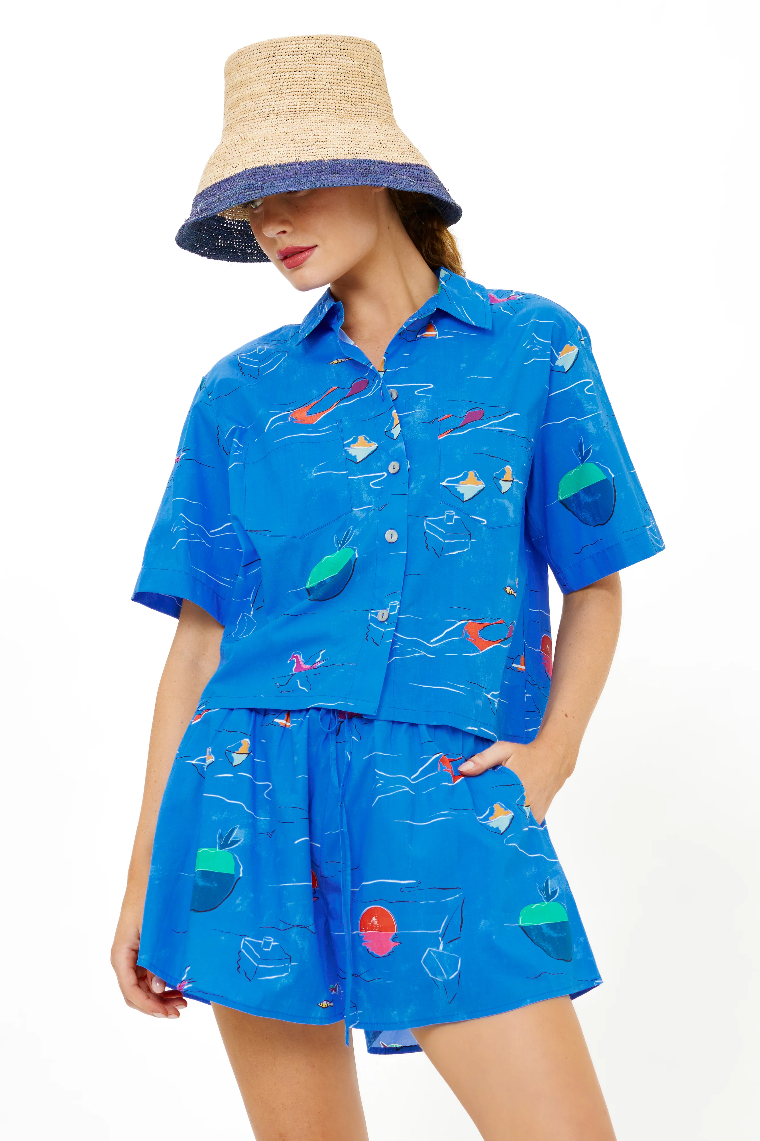 Riley Shorts- Dip Blue - Image 5