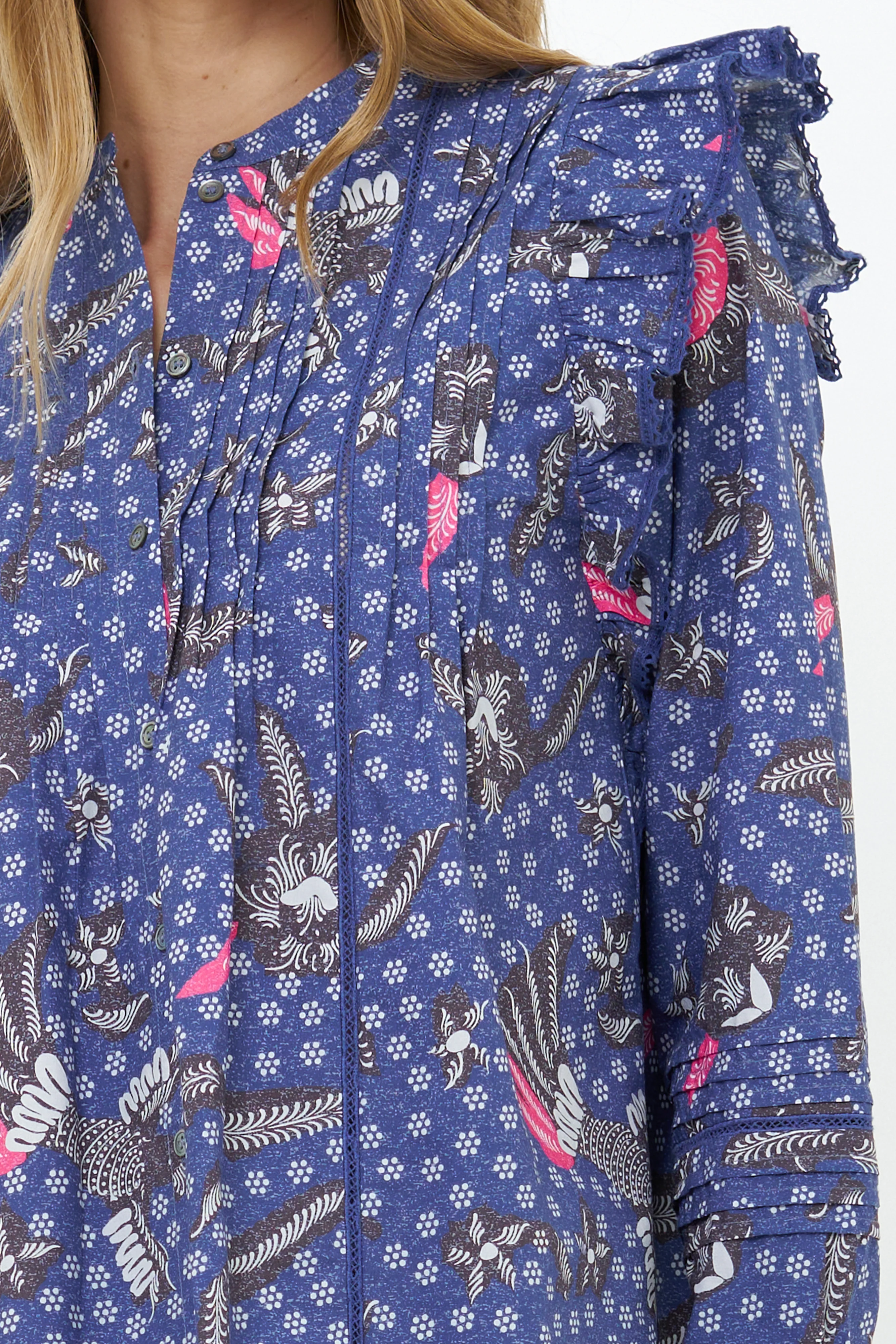 Aurora Top- Bali Navy - Image 2