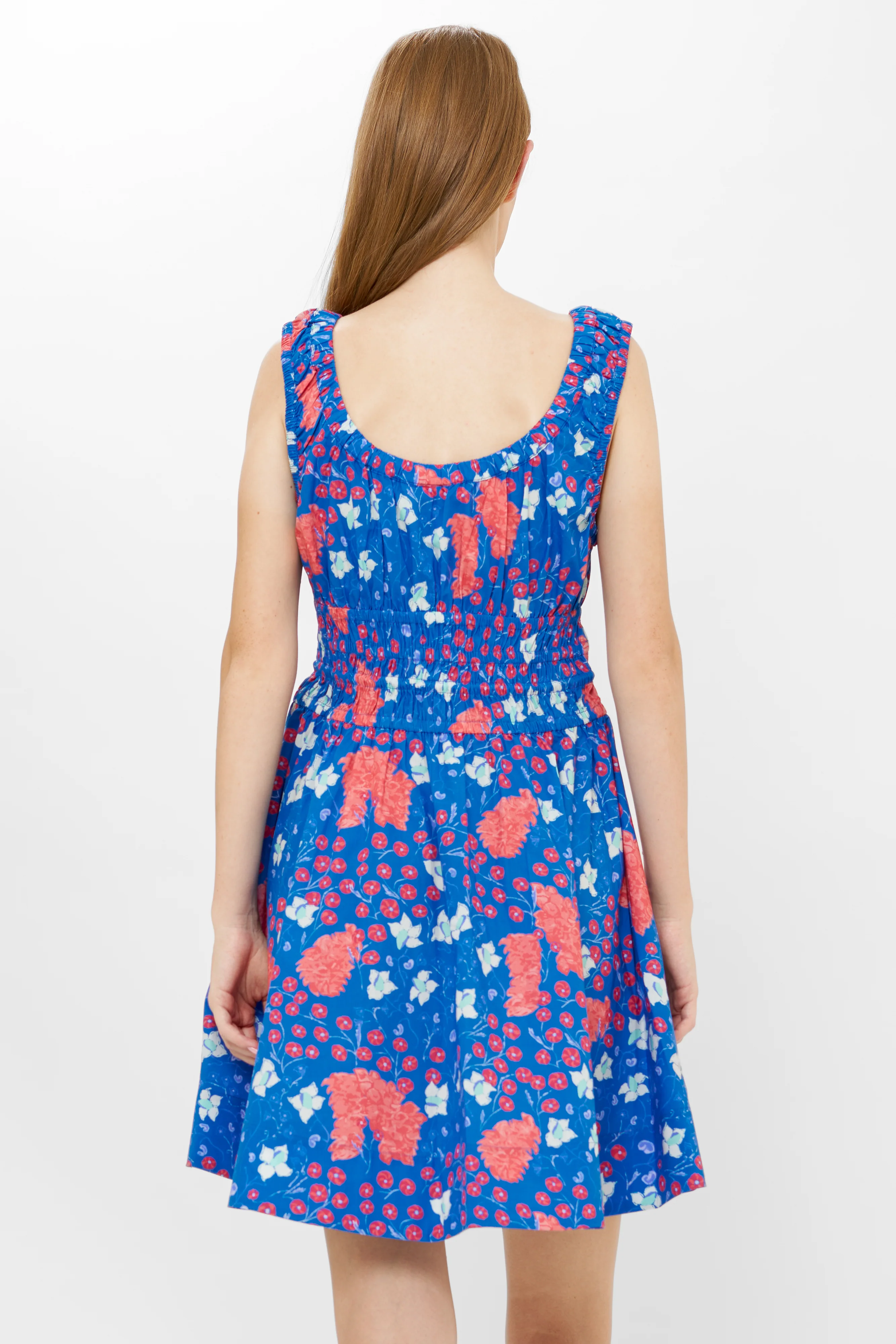 Harper Mini Dress- Fleur Blue - Image 5