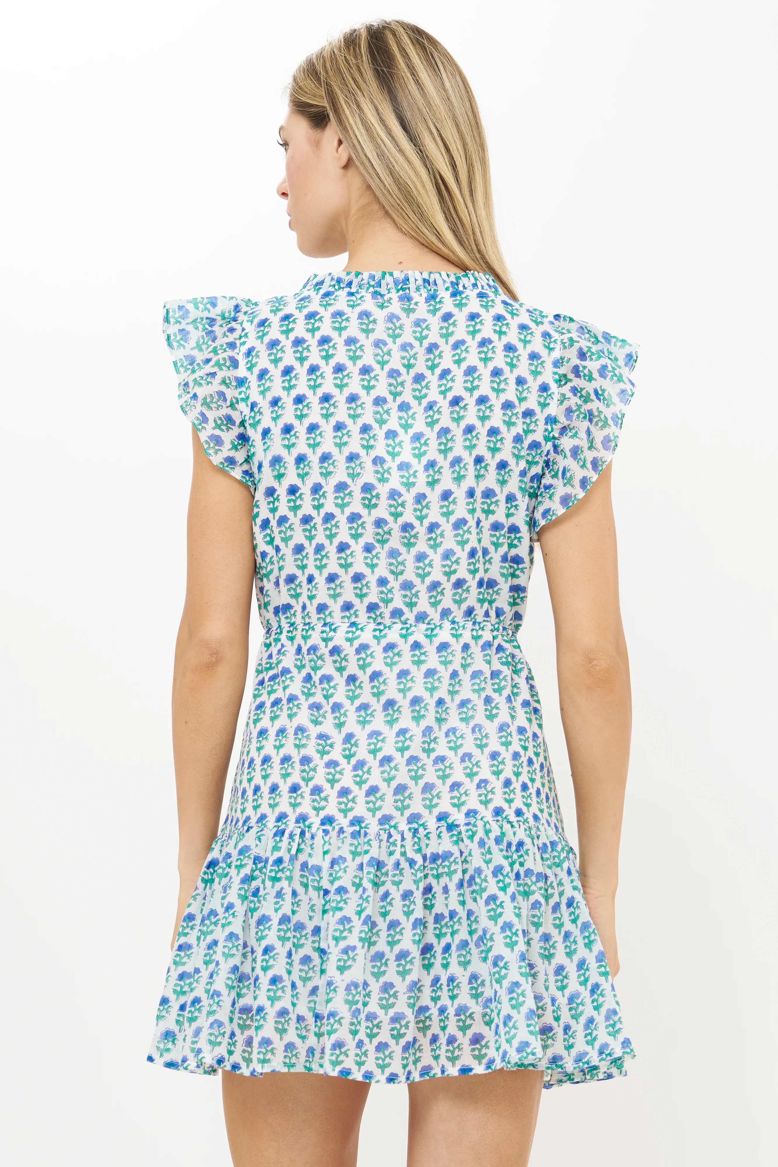 Cinched Flirty Short- Boti Blue - Image 6