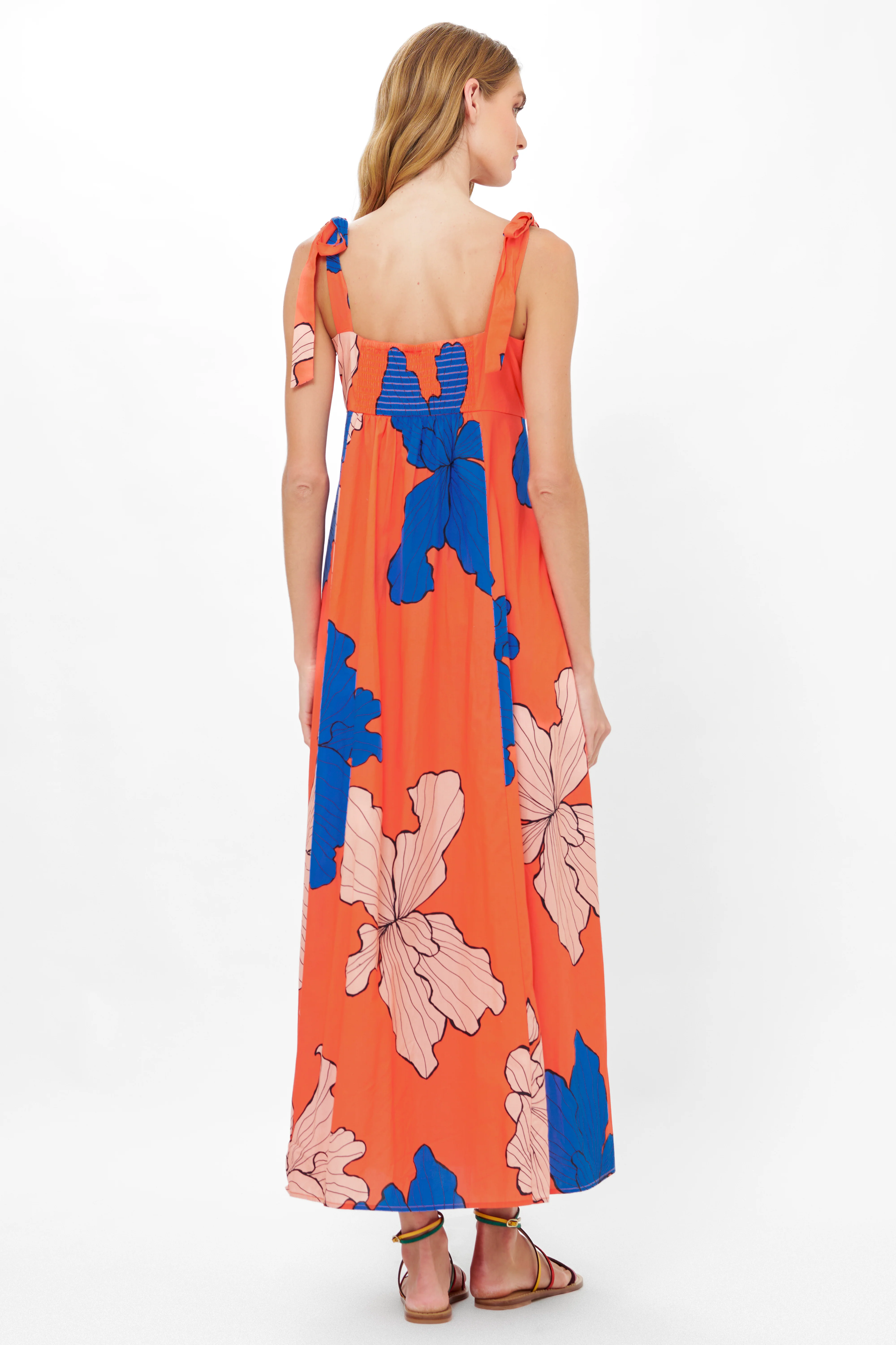 Delilah Dress- Bora Bora Red - Image 7