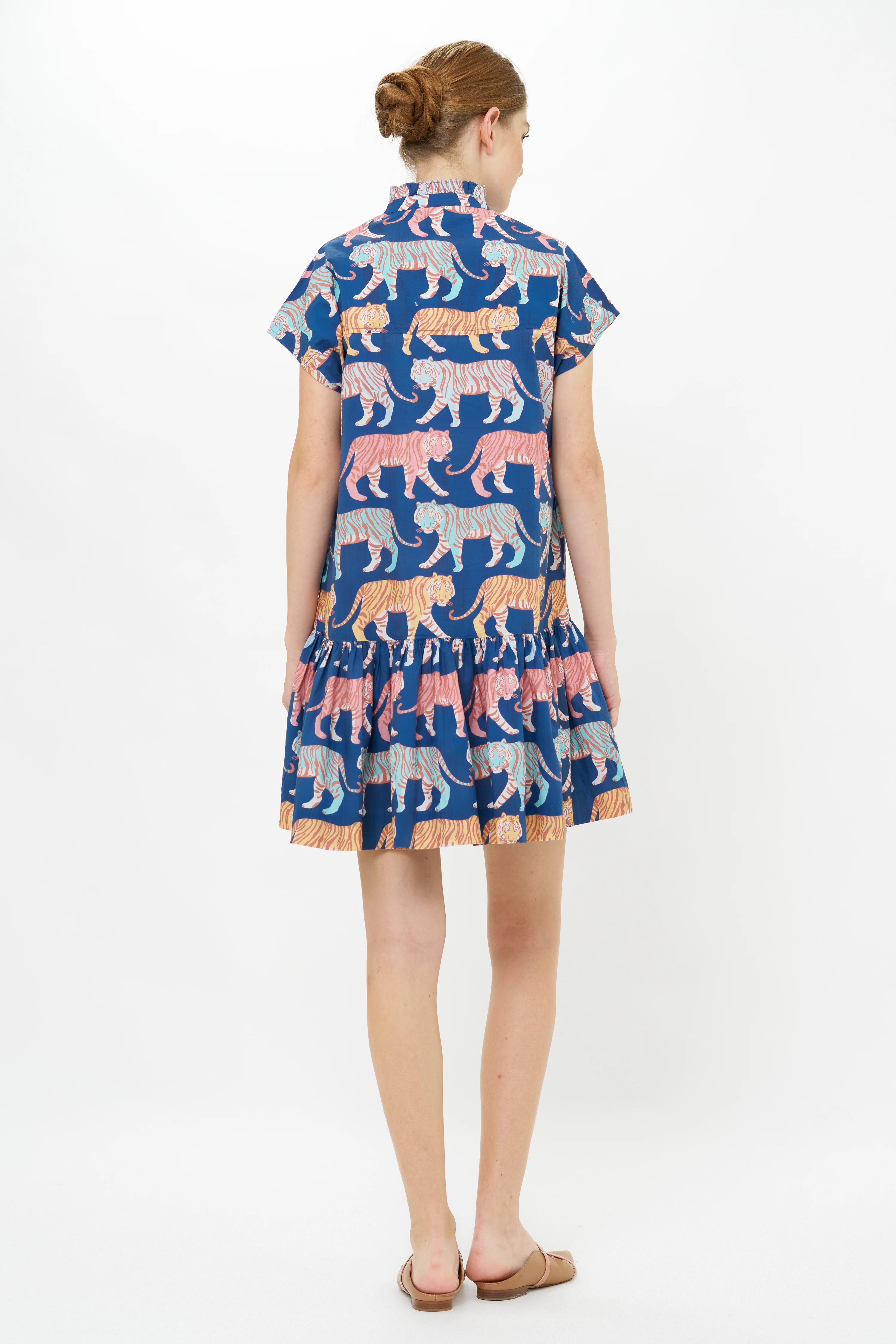 Cap Sleeve Mini- Raj Navy - Image 5
