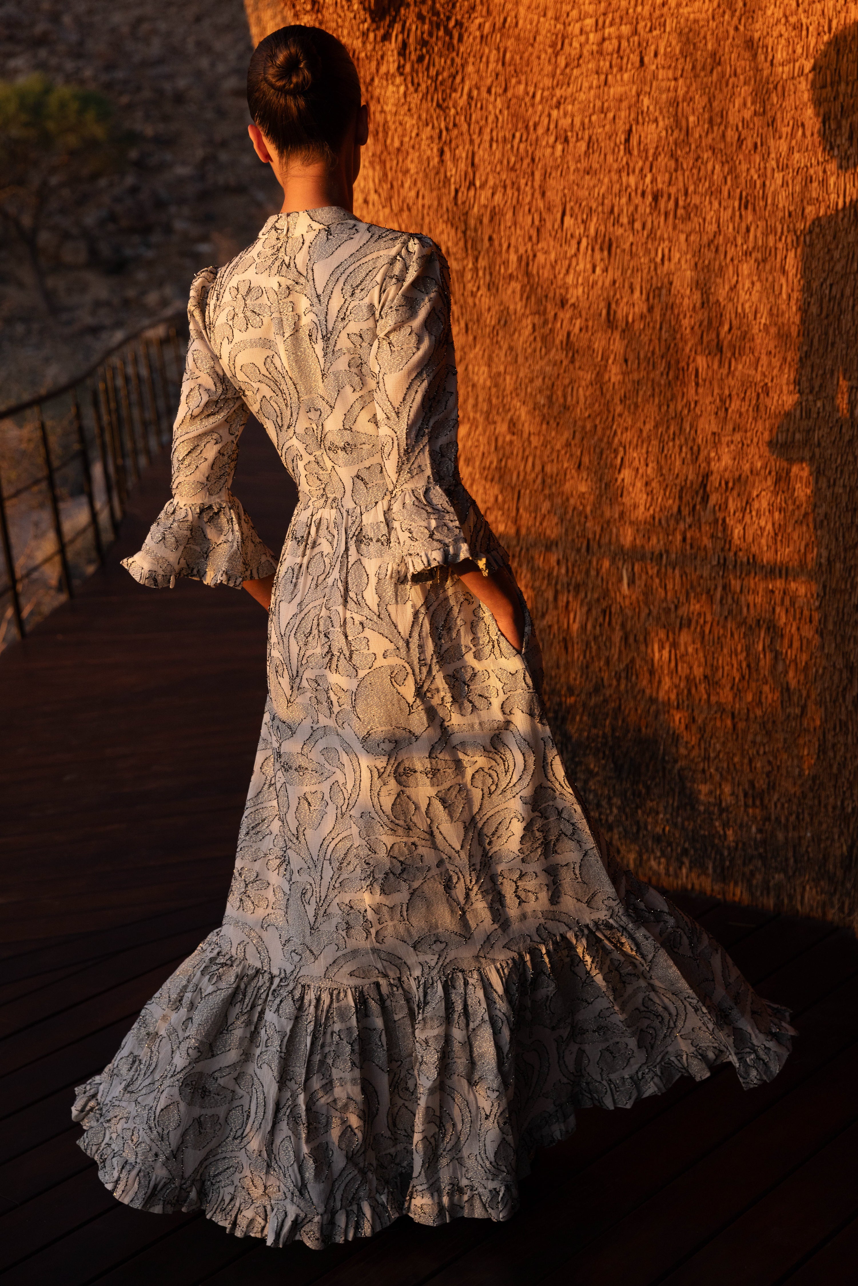 High Neck Bell Maxi- Herod Cream - Image 4