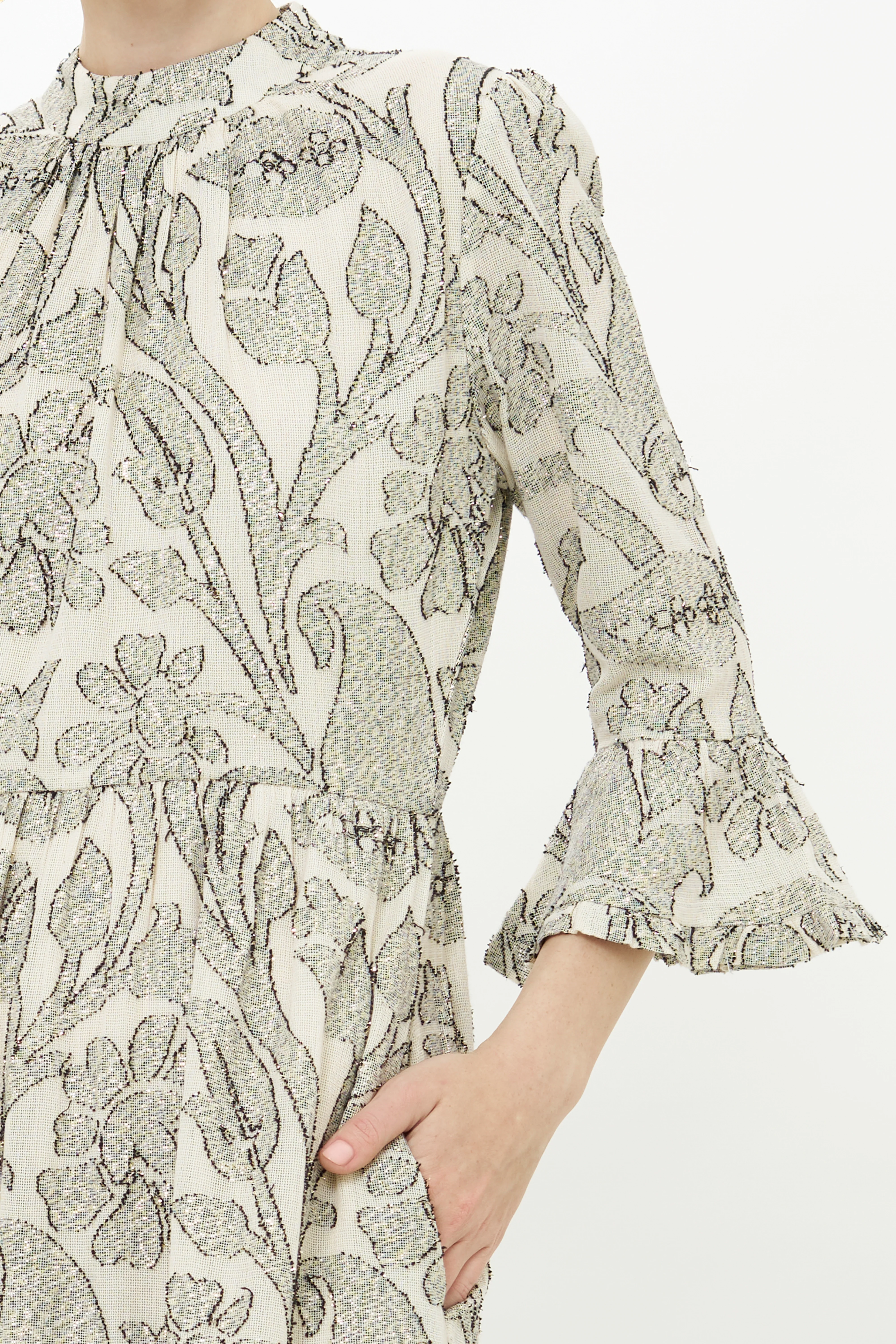 High Neck Bell Maxi- Herod Cream - Image 7
