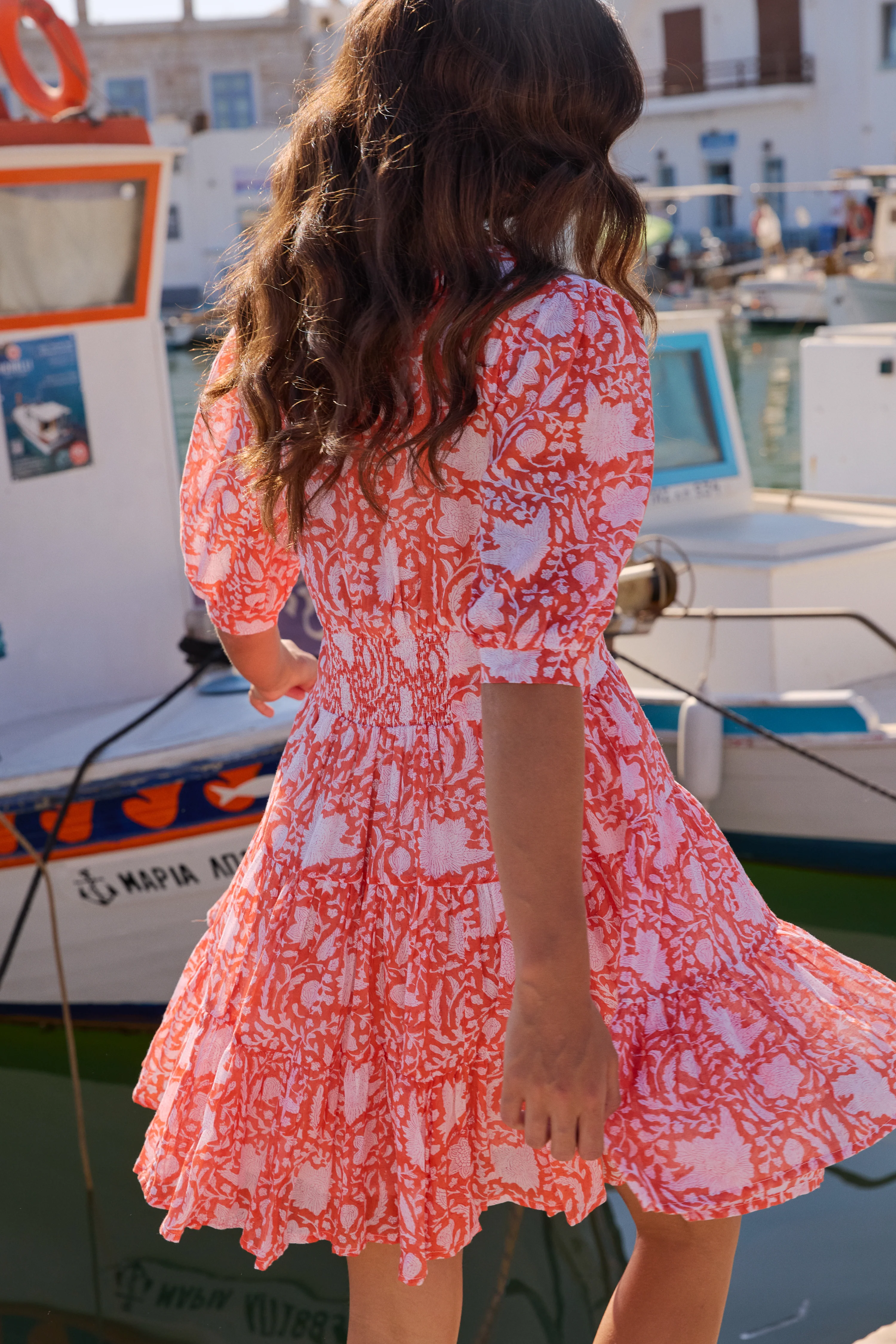 Margot Dress- Ivy Orange - Image 4