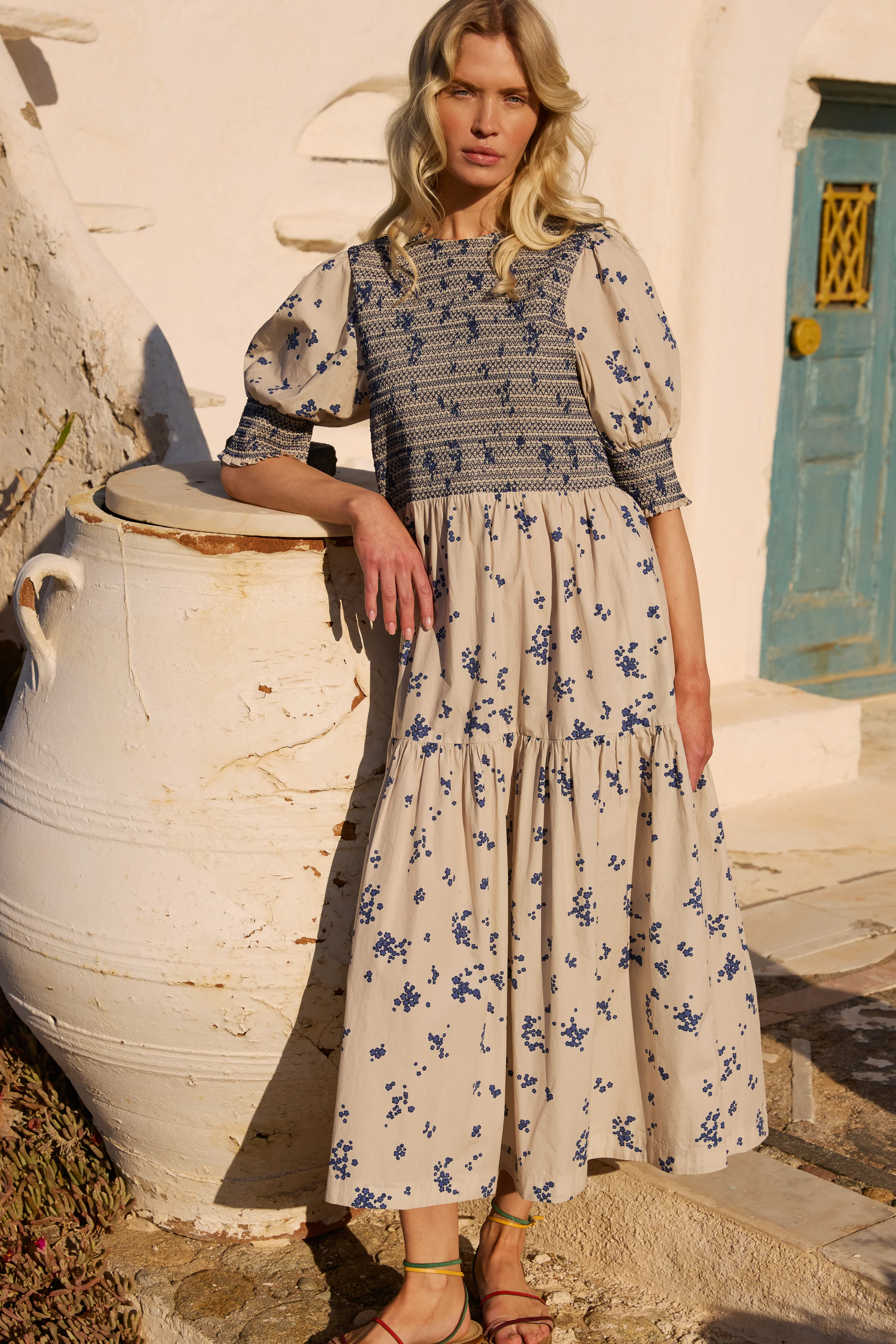 Quinn Dress- Alyssum Cream