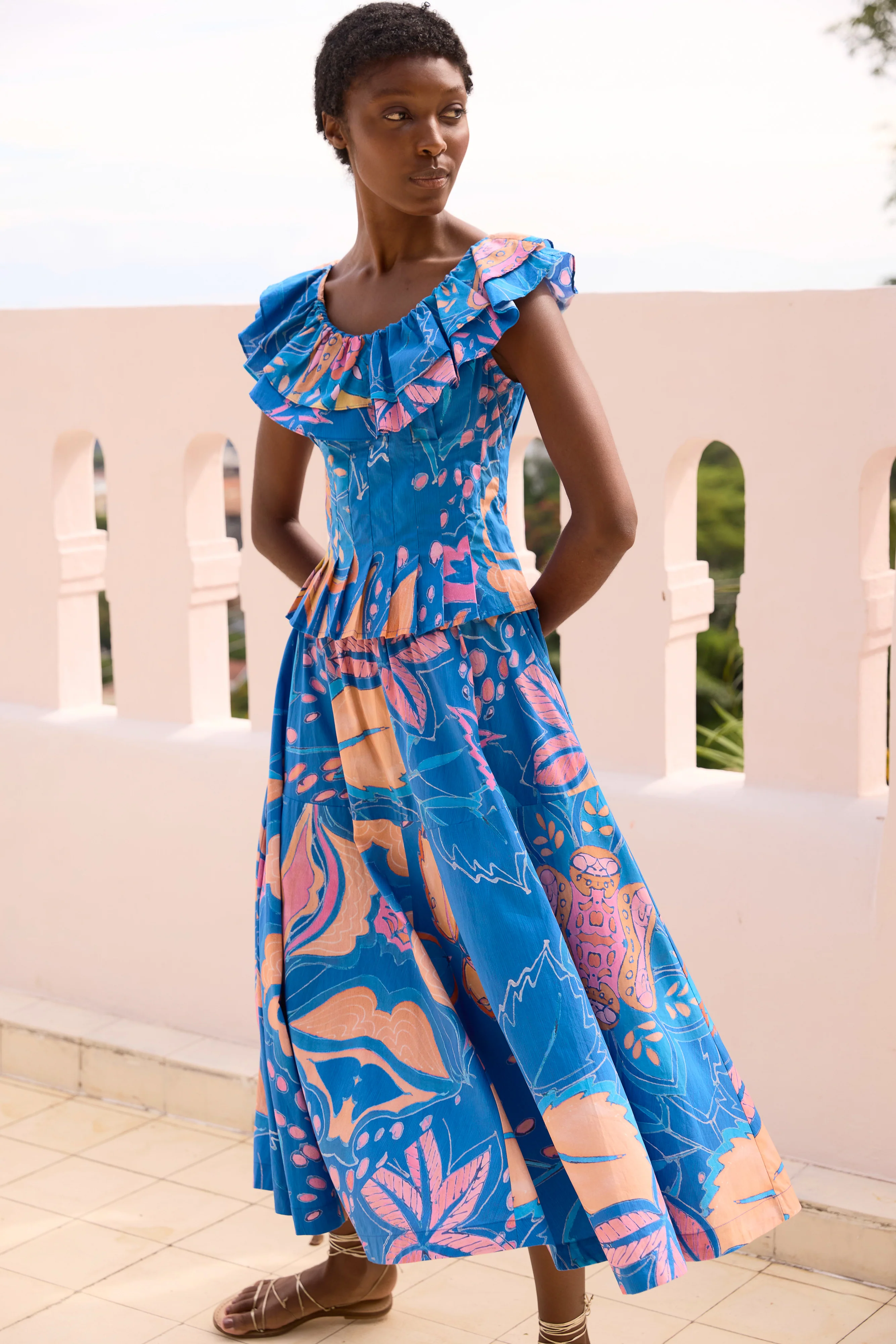 Athena Top- Antico Blue - Image 5