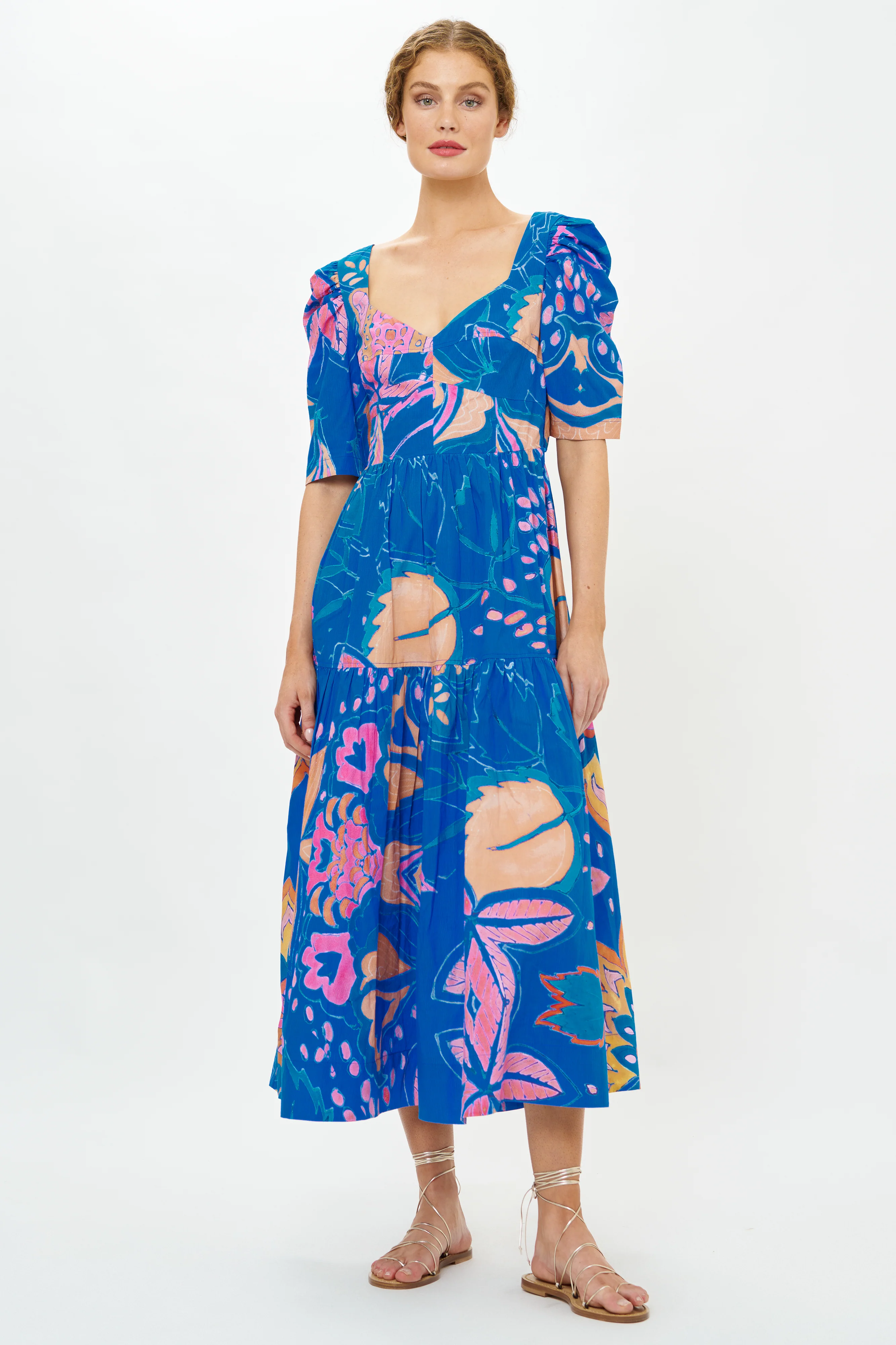 Savannah Dress- Antico Blue