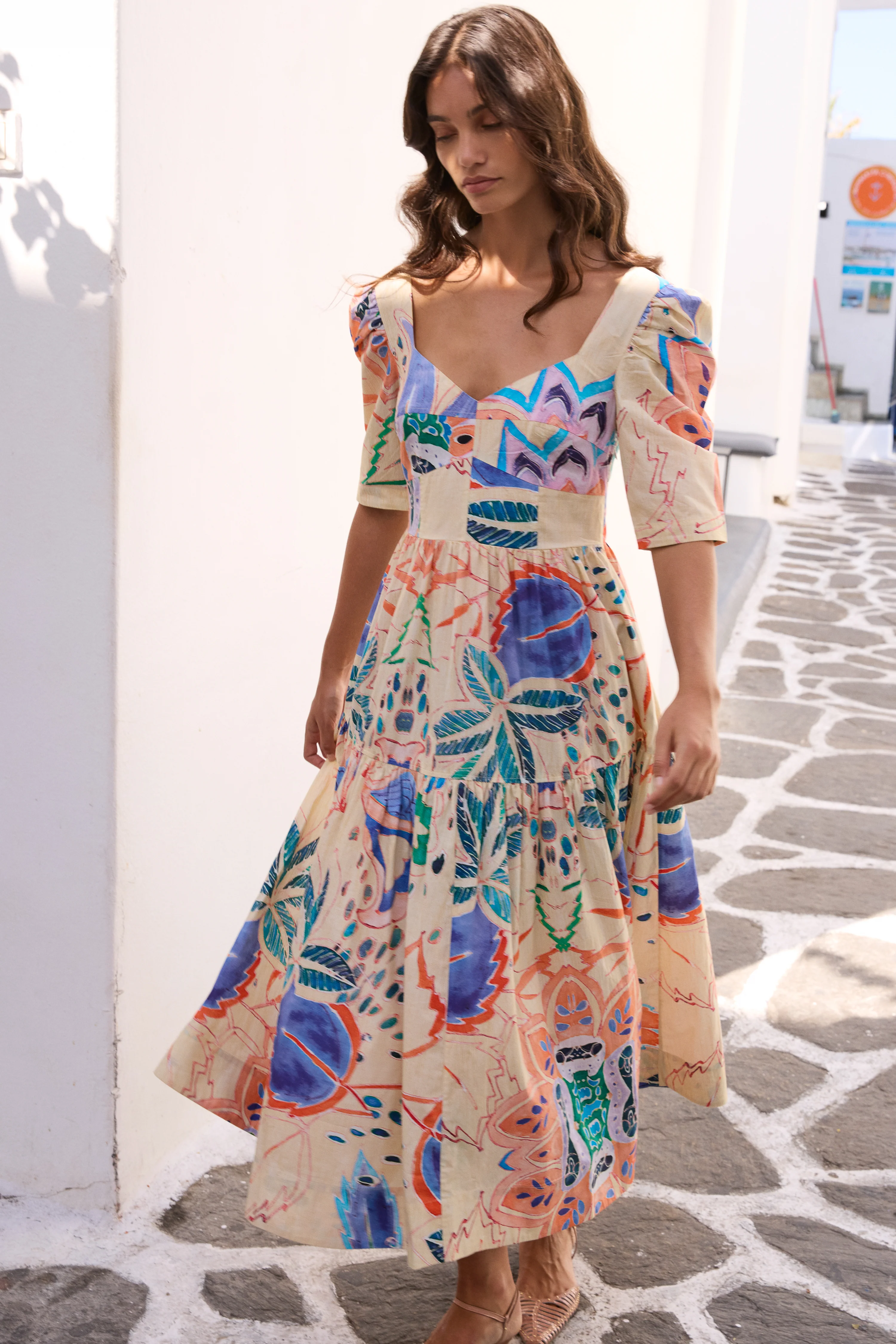 Savannah Dress- Antico Cream - Image 3