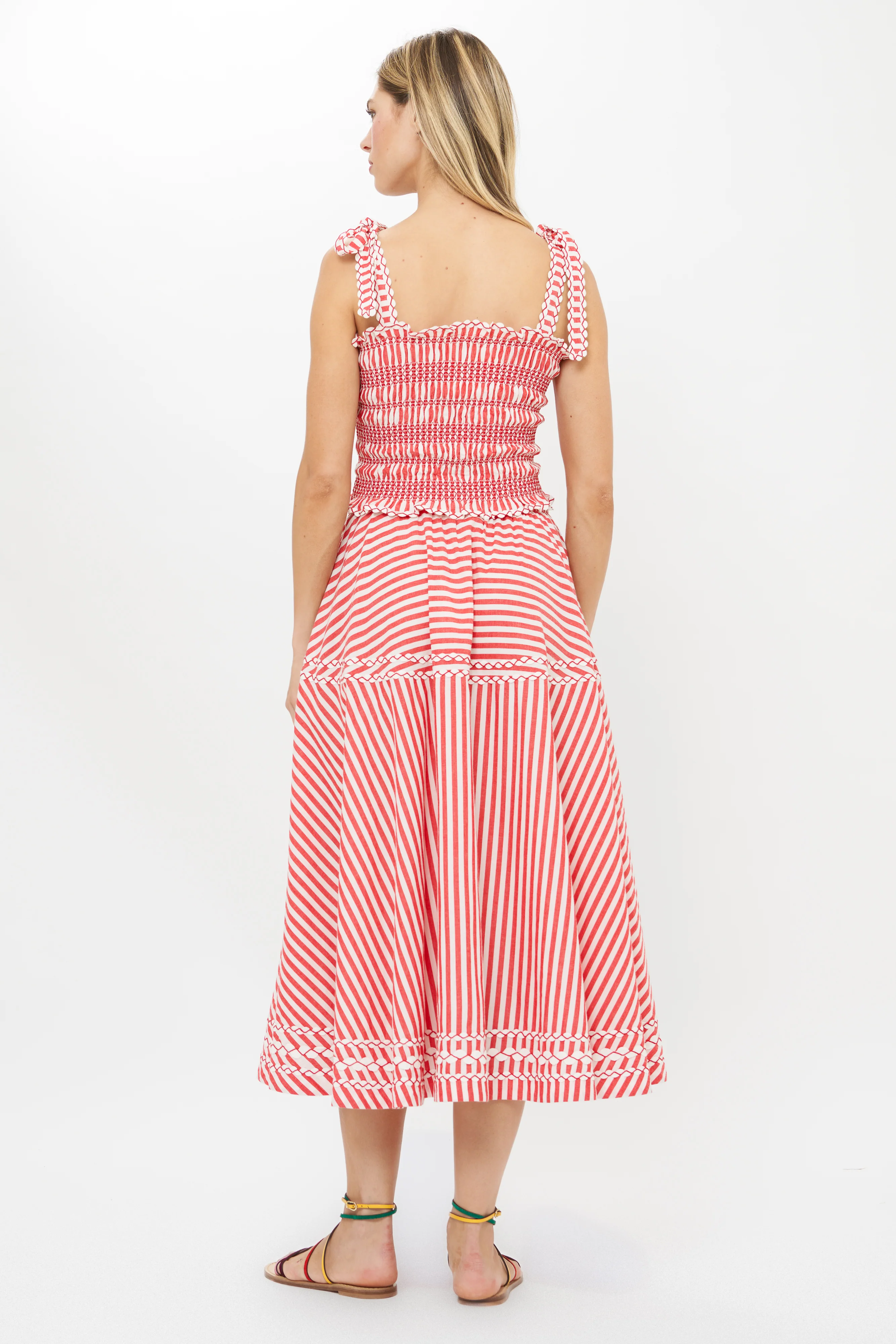 Olivia Skirt- Sconset Red - Image 6
