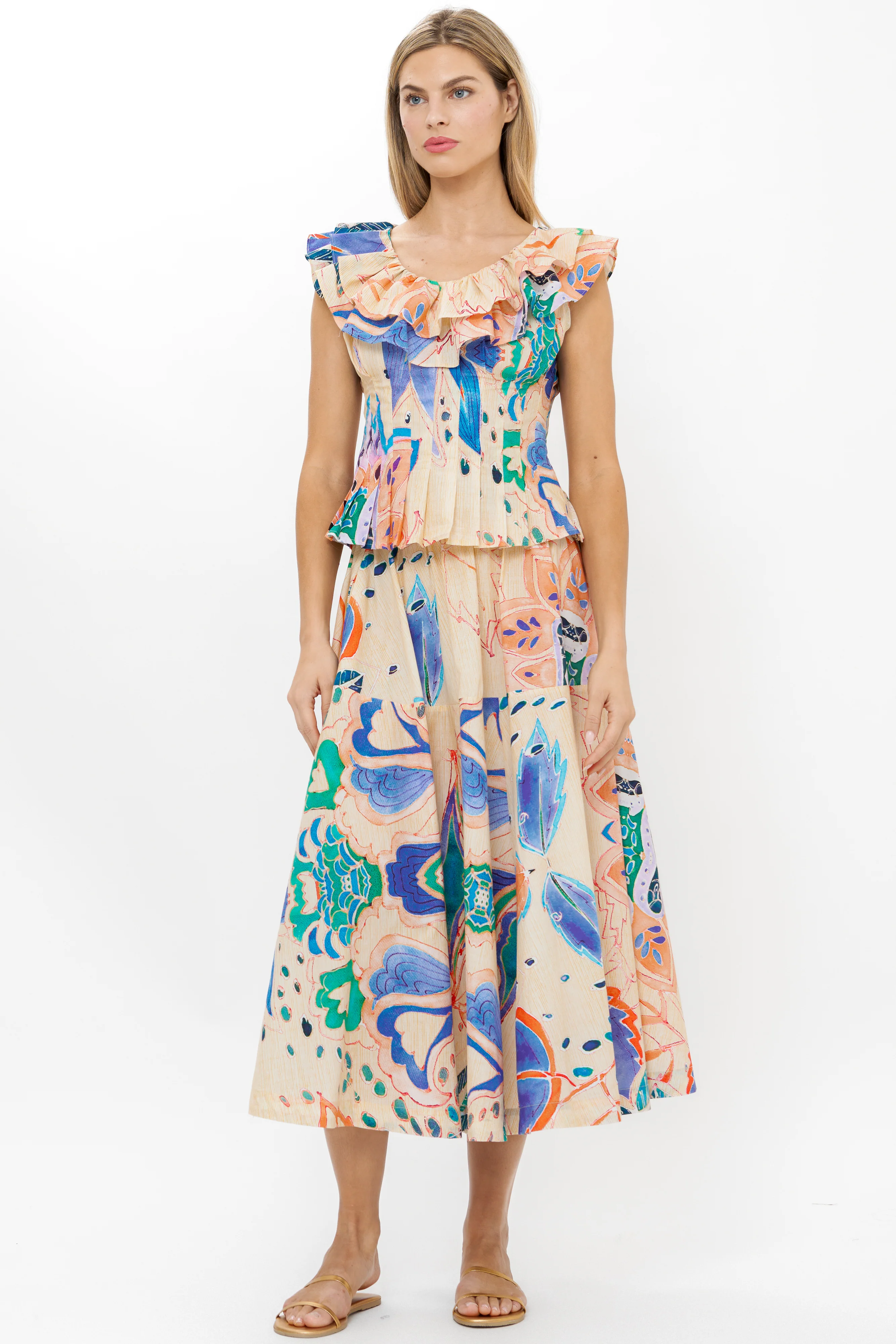 Olivia Skirt- Antico Cream - Image 5