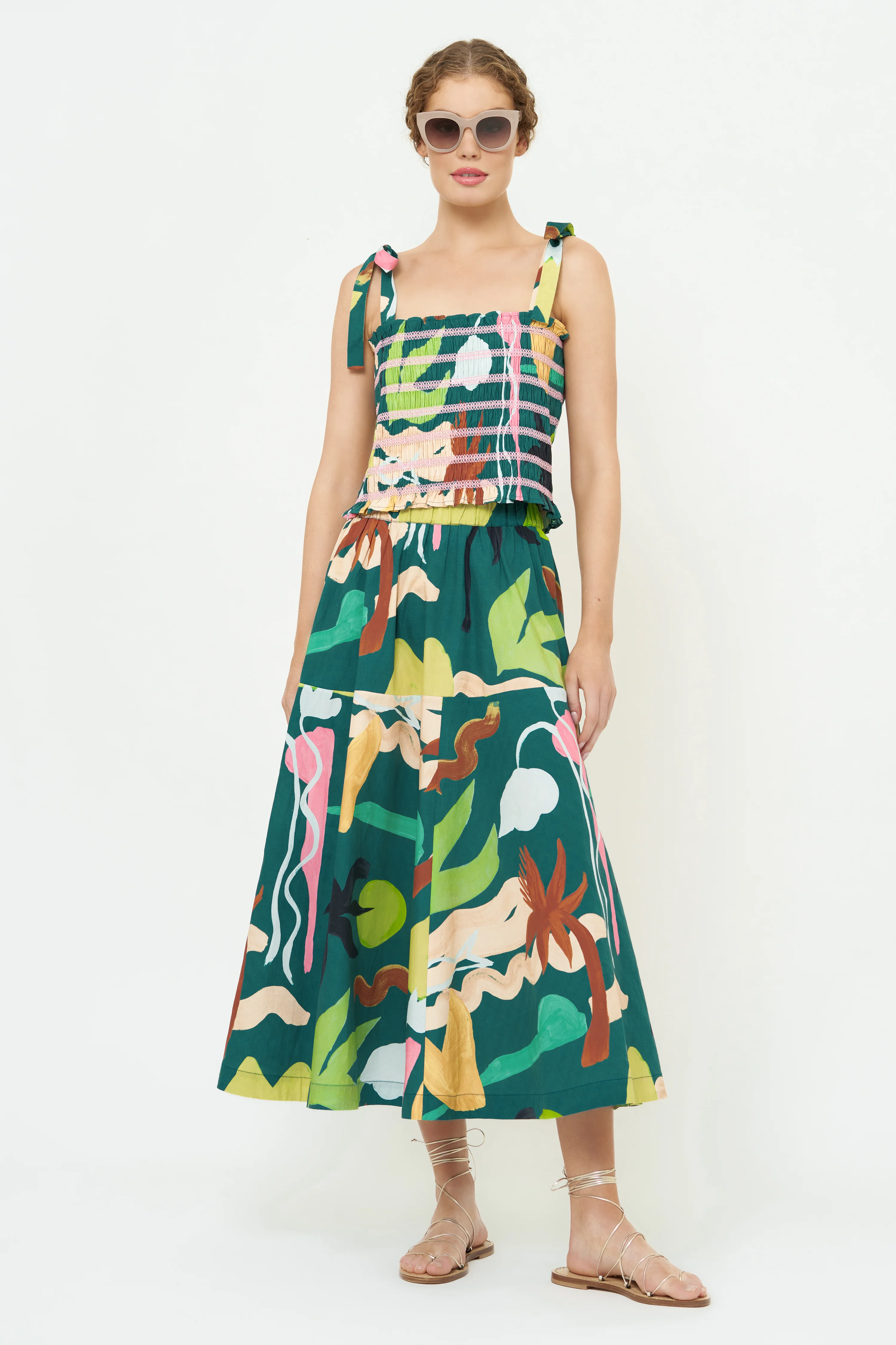 Olivia Skirt- Paradiso Green - Image 5