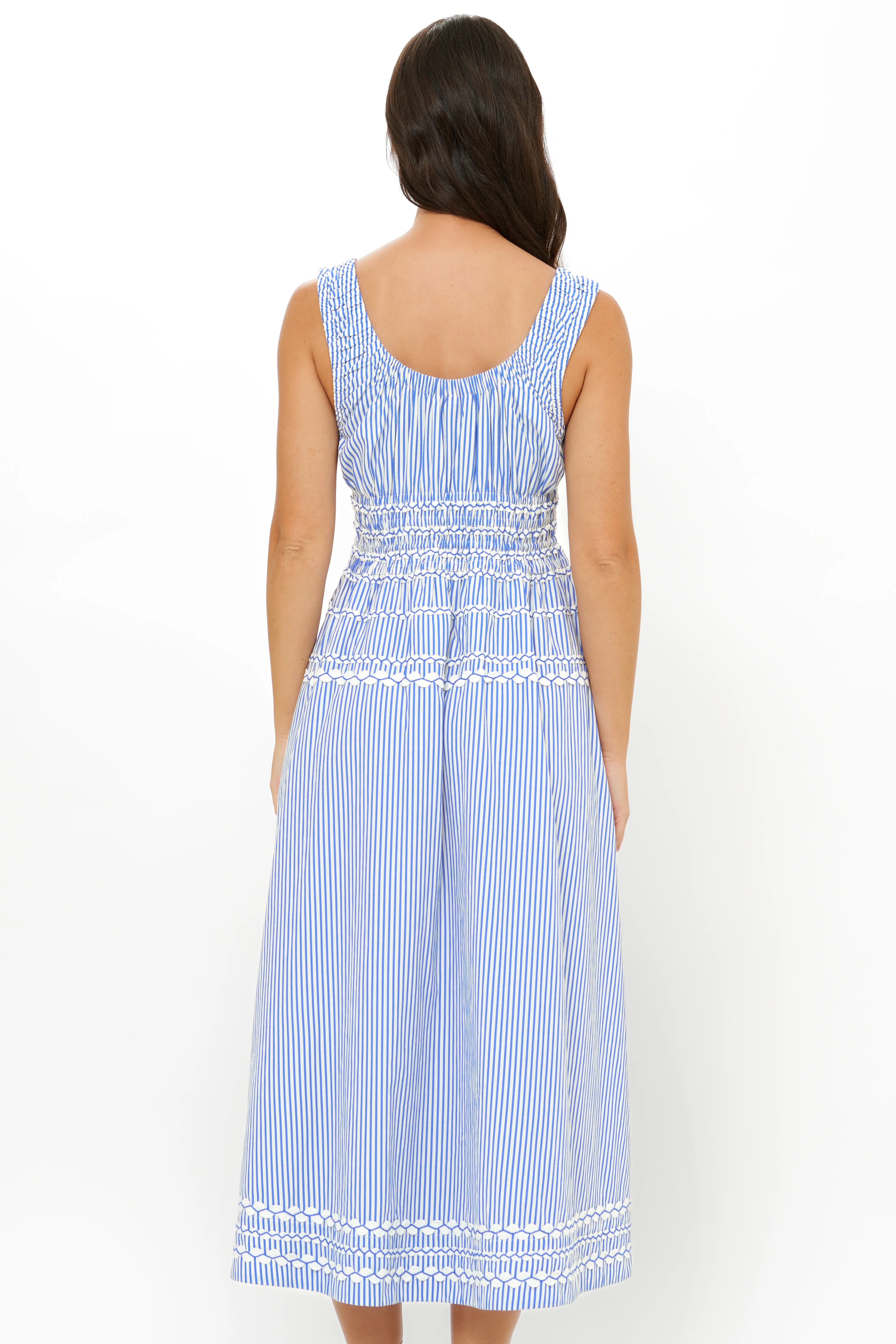 Harper Dress- Sconset Blue - Image 12
