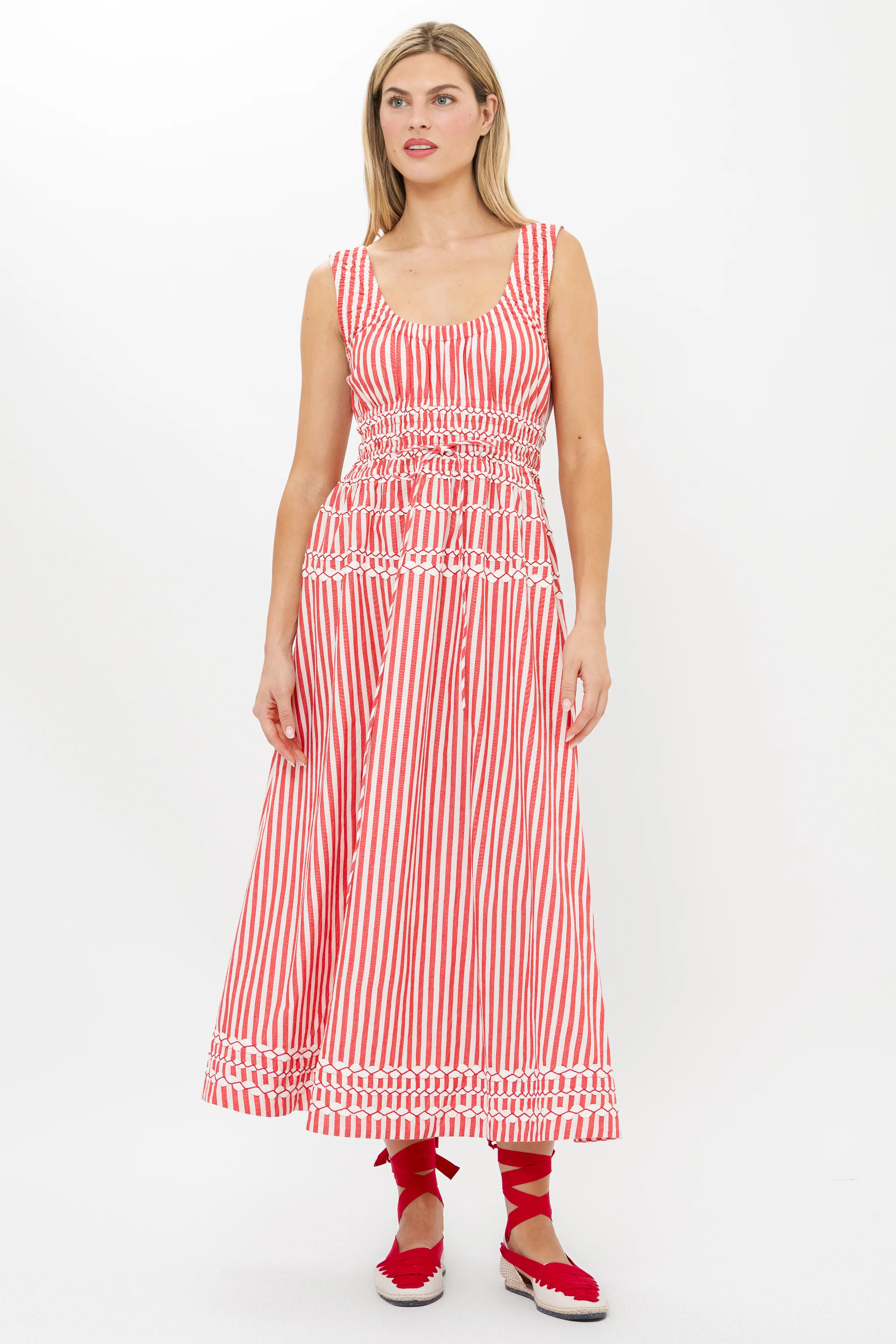 Harper Dress- Sconset Red - Image 6