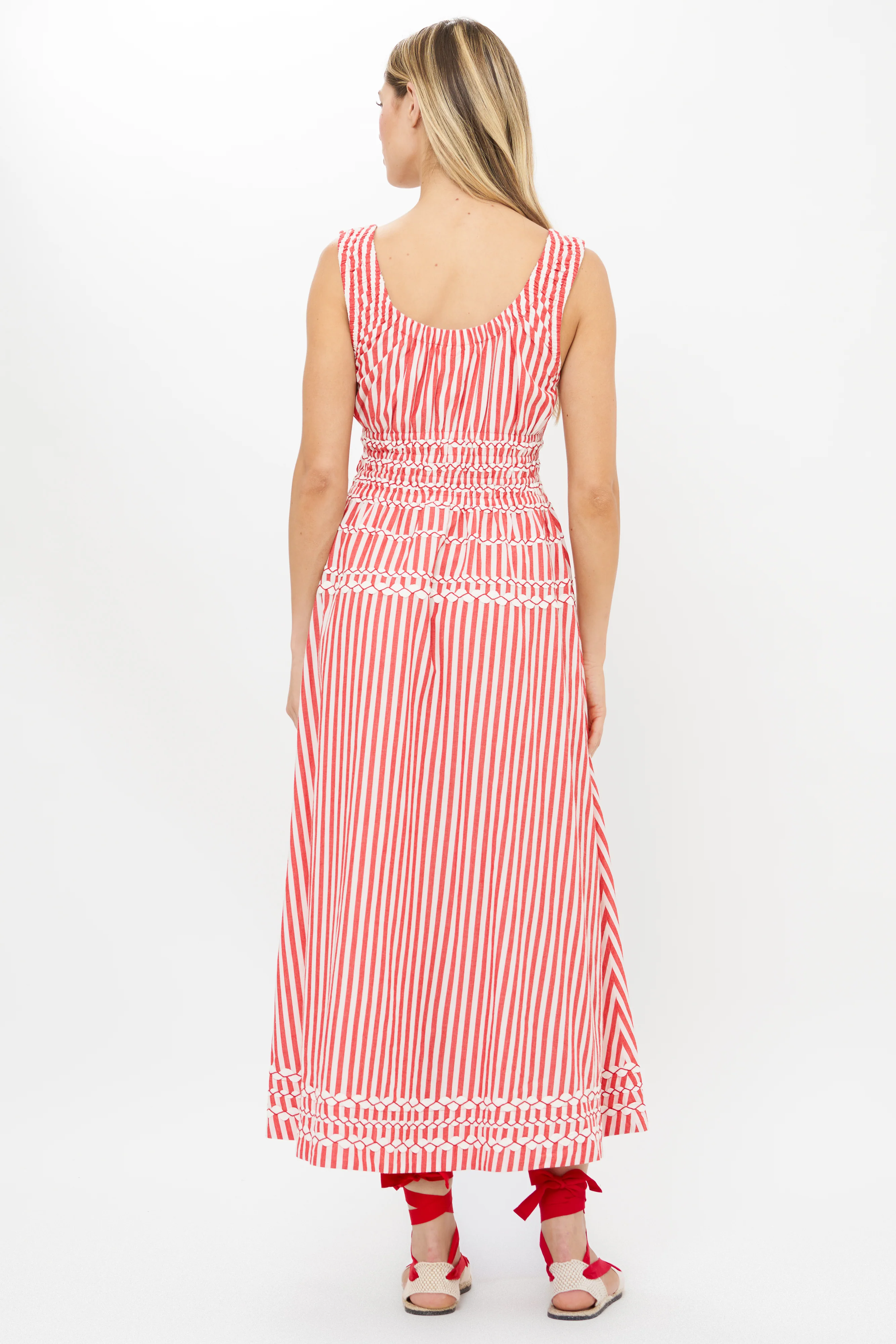 Harper Dress- Sconset Red - Image 8