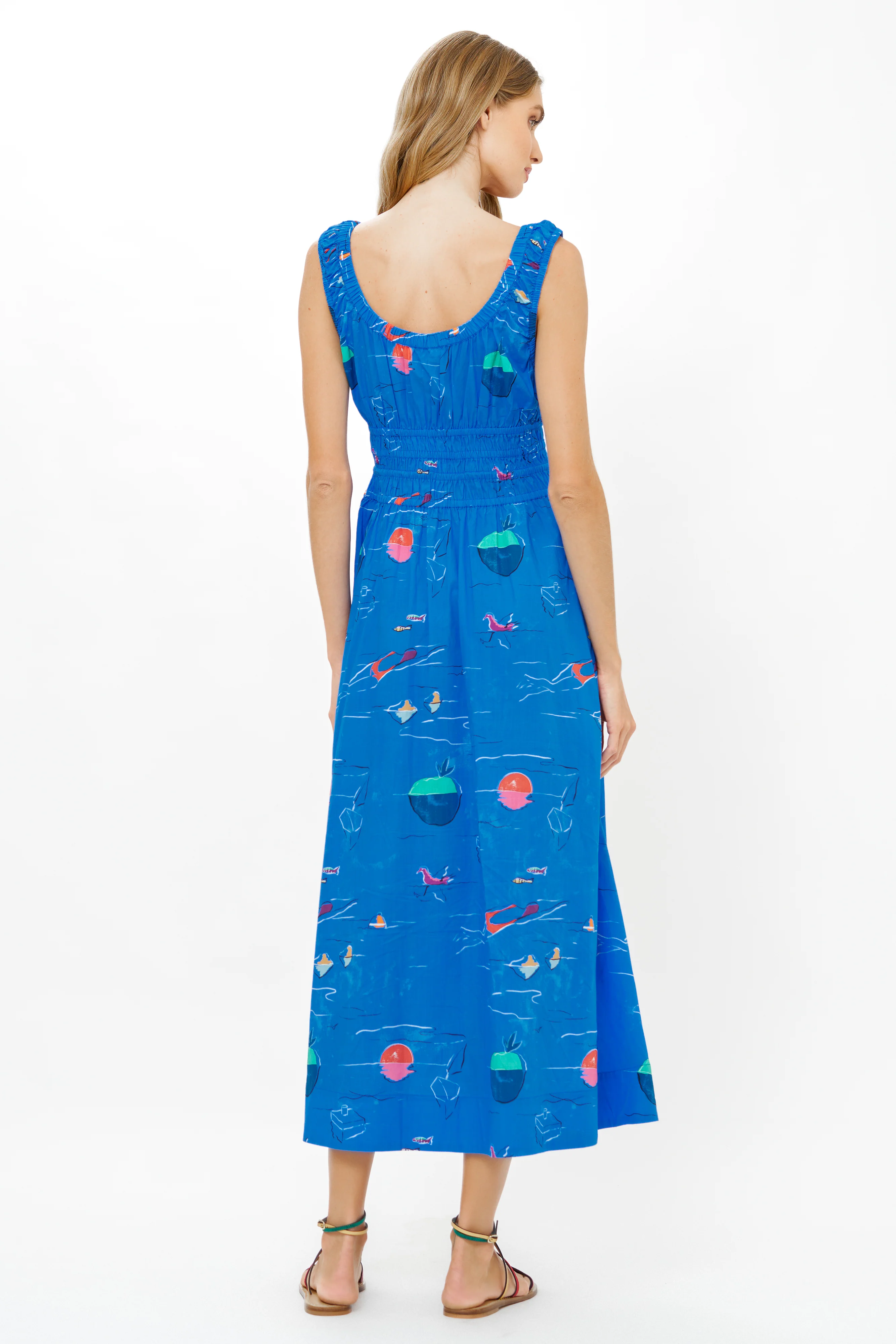 Harper Dress- Dip Blue - Image 8